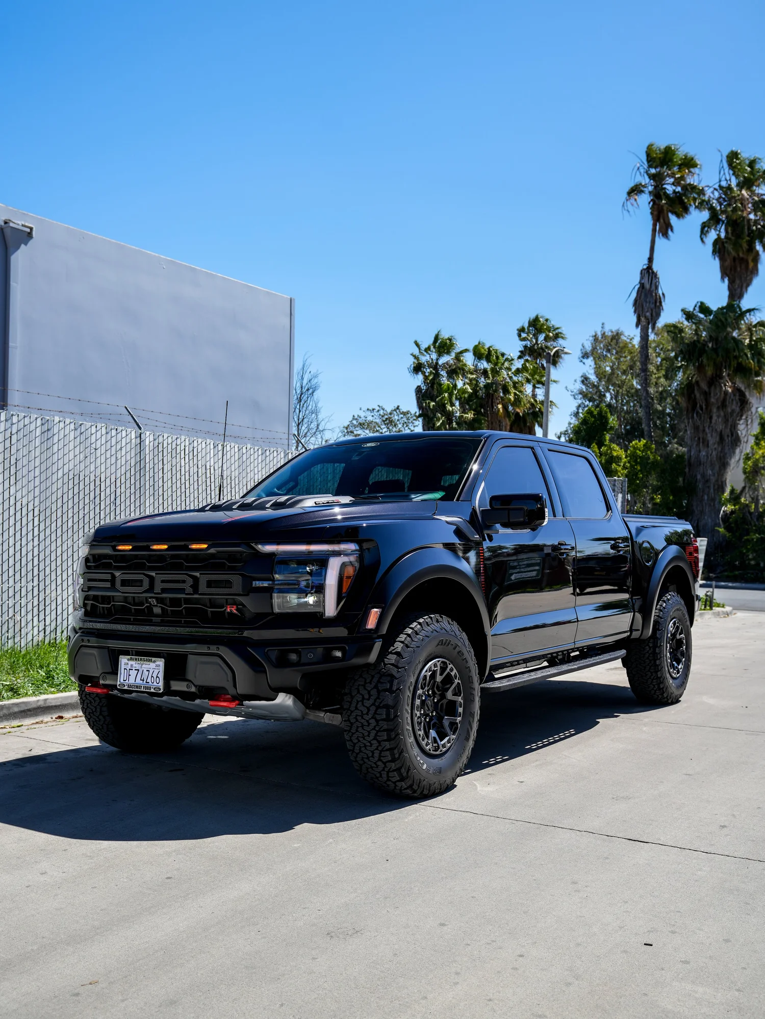 Ford F-150 Raptor R after Paint Protection Film (PPF), Window Tint and Ceramic Coating, front-right three-quarter view