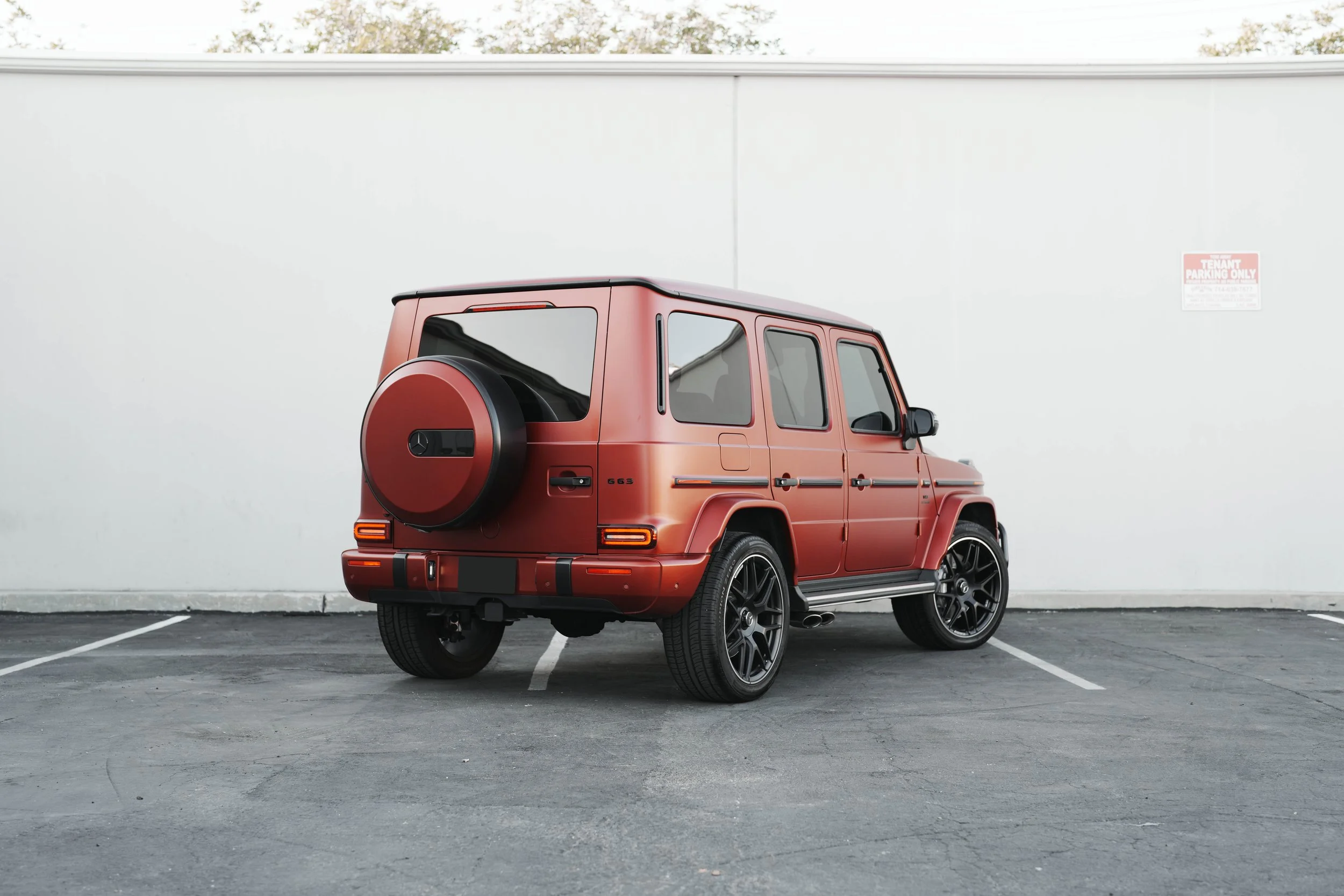 Mercedes-AMG G 63 after matte ppf, window tint and ceramic coating in Irvine