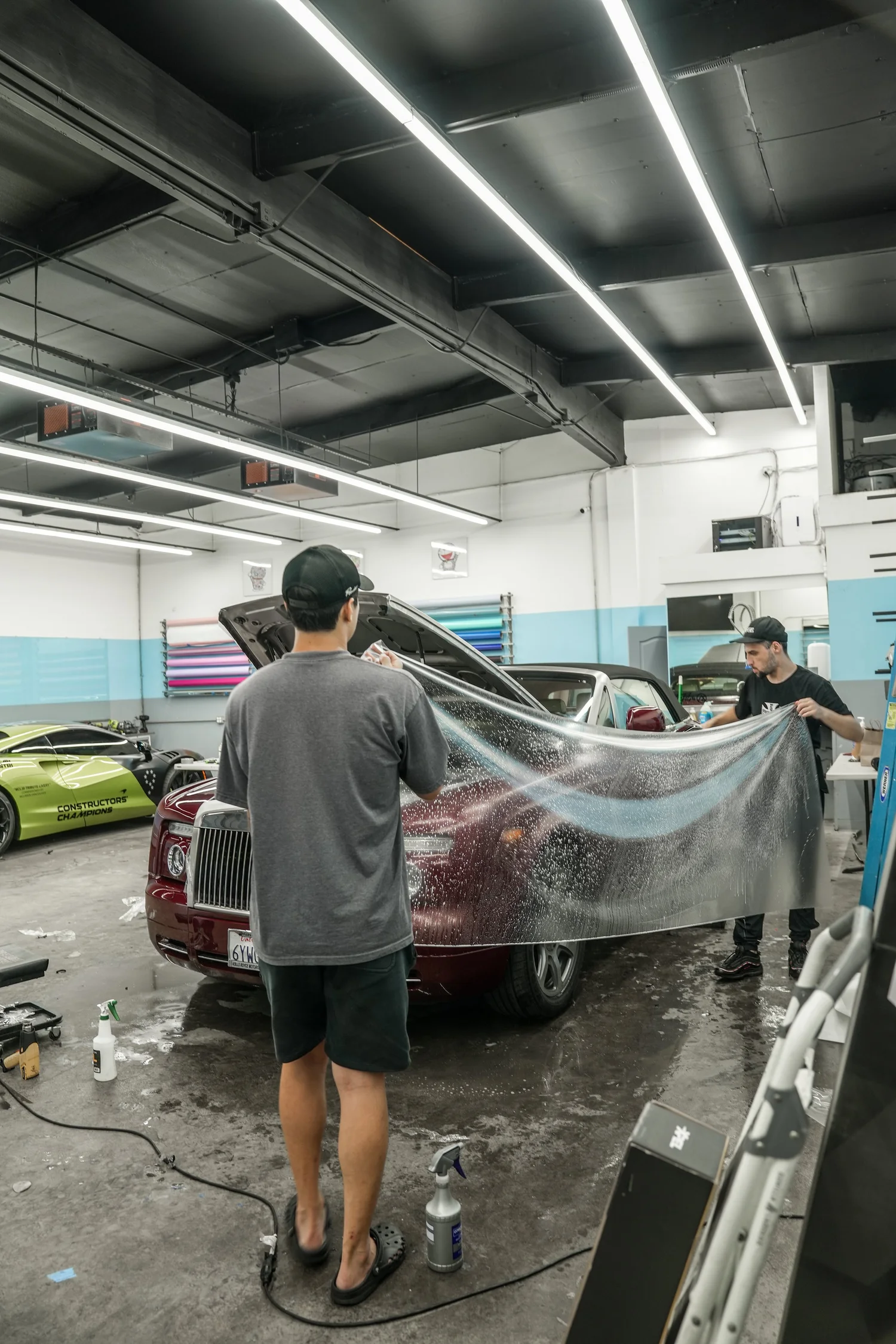 Rolls-Royce Phantom Drophead Coupé after Paint Protection Film (PPF), wrap or PPF installation detail