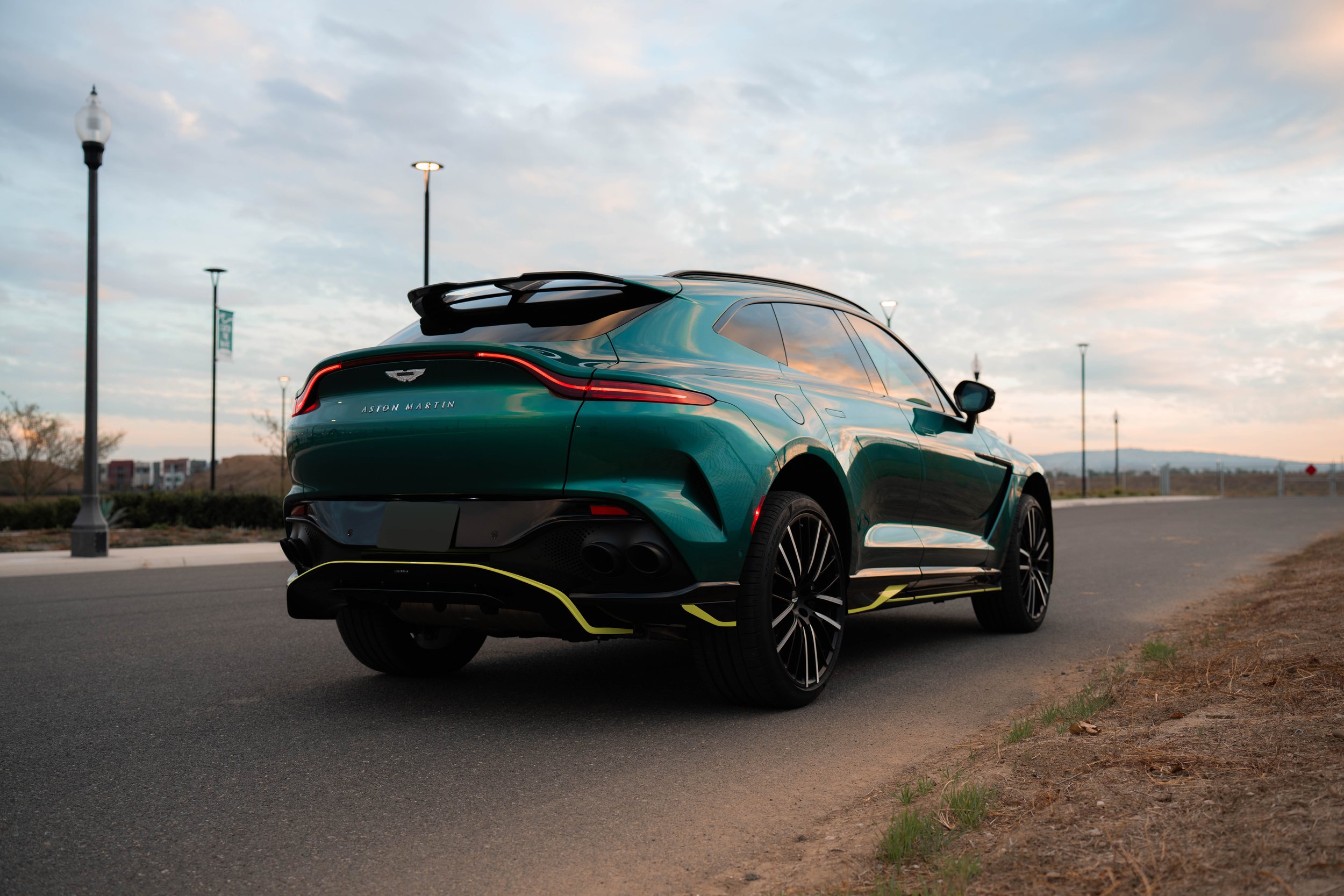 Aston Martin DBX after paint protection film, window tint and ceramic coating in Irvine