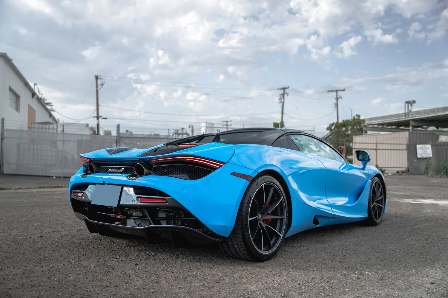 Completed McLaren 720S project in Irvine