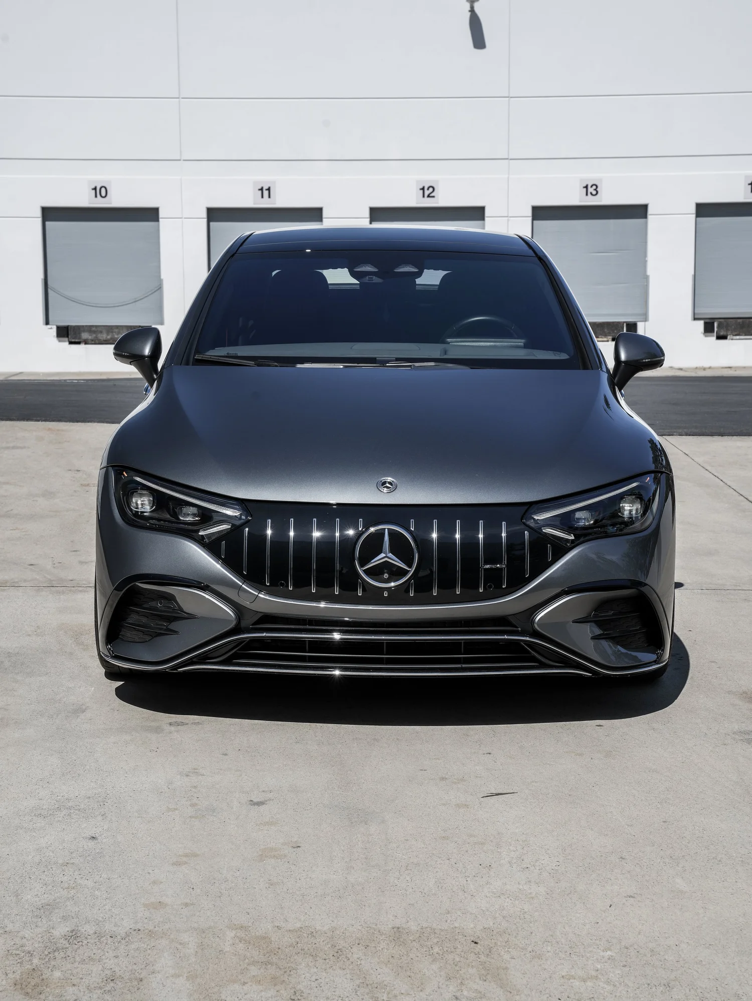 Mercedes-AMG EQE 53 after Paint Protection Film (PPF), Window Tint and Ceramic Coating, front-right three-quarter view
