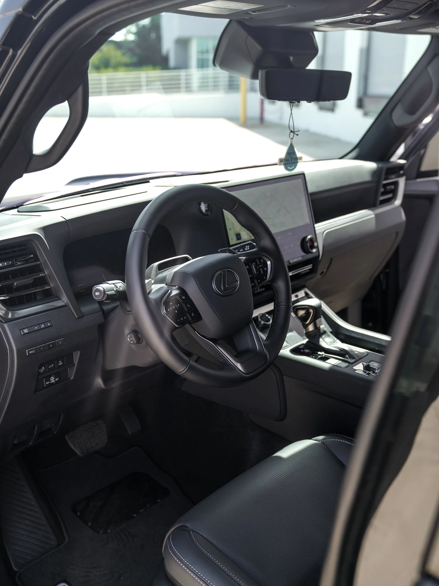 Lexus GX 550 after Matte PPF, interior cabin detail