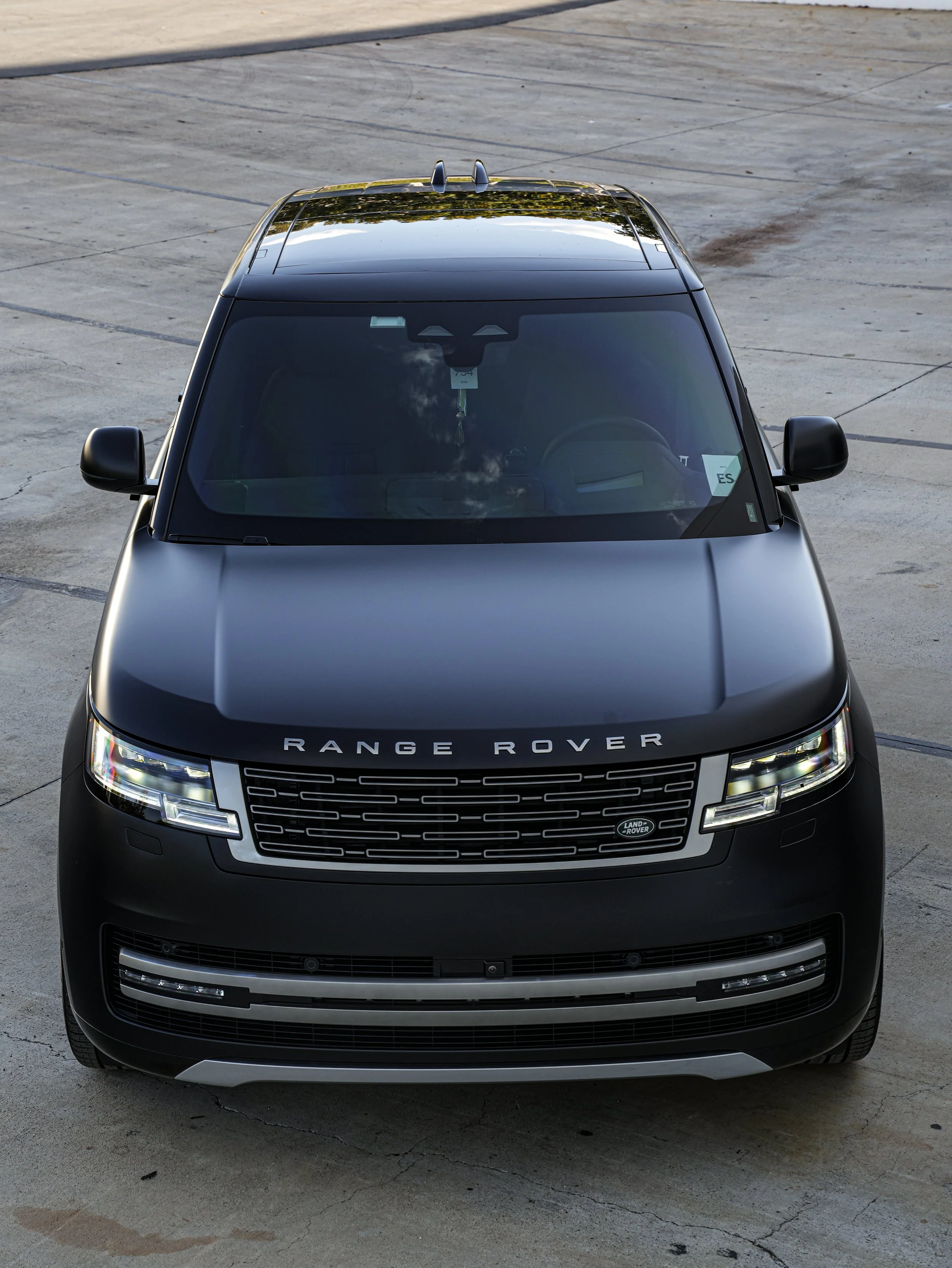 Range Rover after matte ppf, window tint and ceramic coating in Irvine