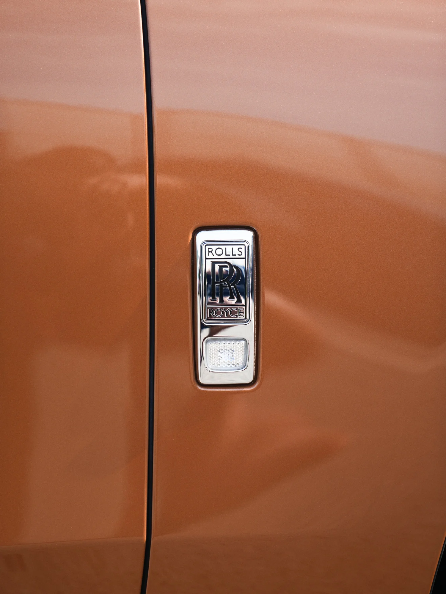 Rolls-Royce Ghost after Ceramic Coating, charging-port detail