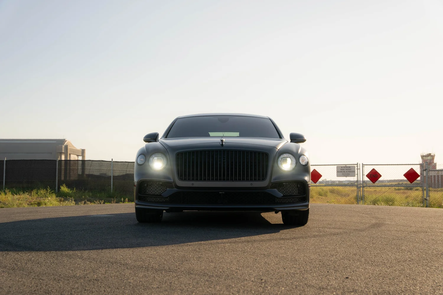 Bentley Flying Spur after Paint Protection Film (PPF), Window Tint and Ceramic Coating, front-right three-quarter view