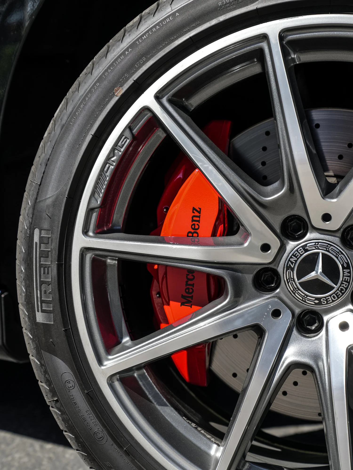 Mercedes-Benz S 560 Full Car Restoration & PPF after Full Body PPF and Vehicle Restoration, wheel and brake caliper detail