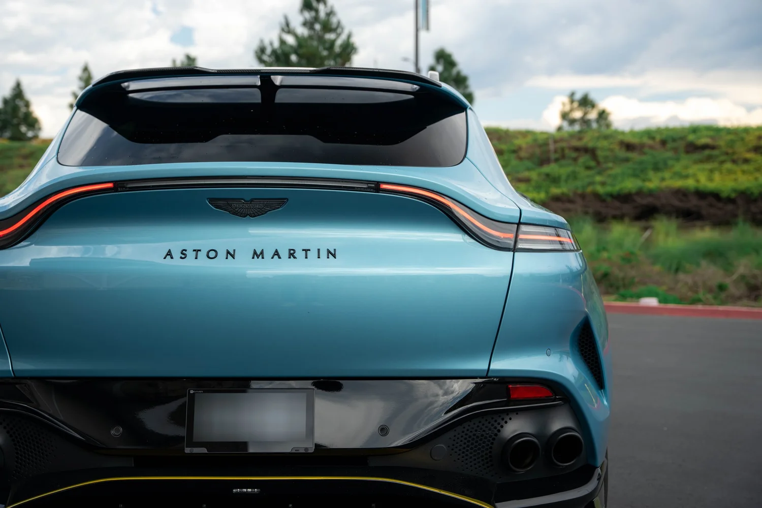 Aston Martin DBX 707 after Paint Protection Film (PPF), Window Tint and Ceramic Coating, close rear view