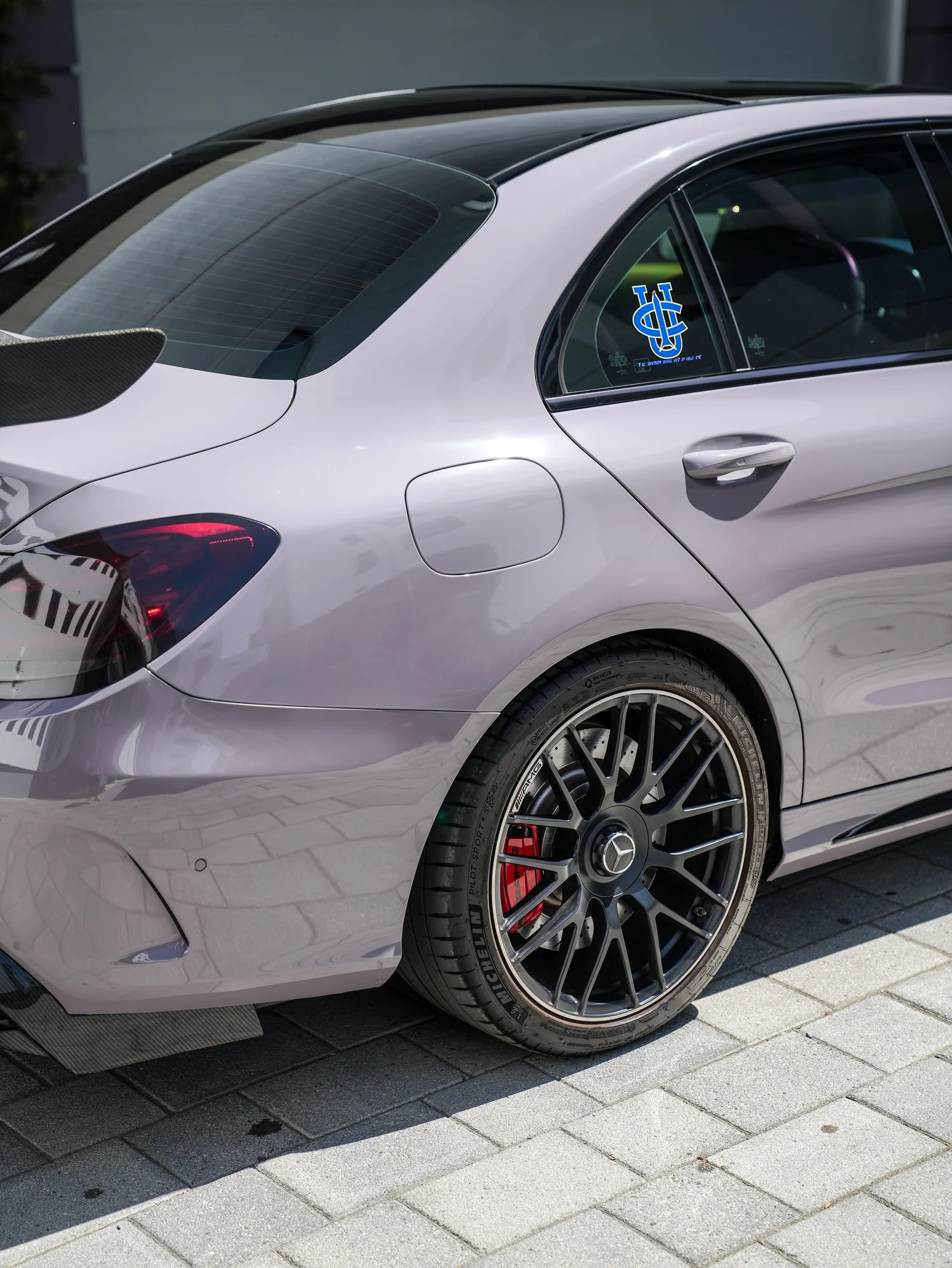 Completed Mercedes-AMG C 63 S Inozetek Pigeon Grey project in Irvine