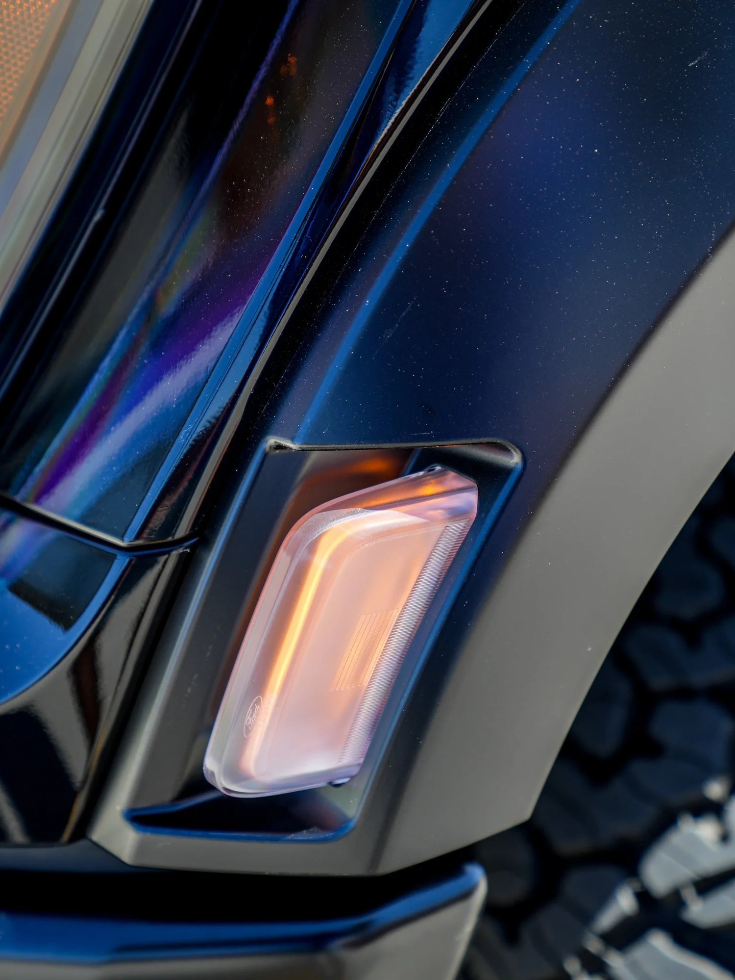 Ford F-150 Raptor R after Paint Protection Film (PPF), Window Tint and Ceramic Coating, paint-reflection close-up