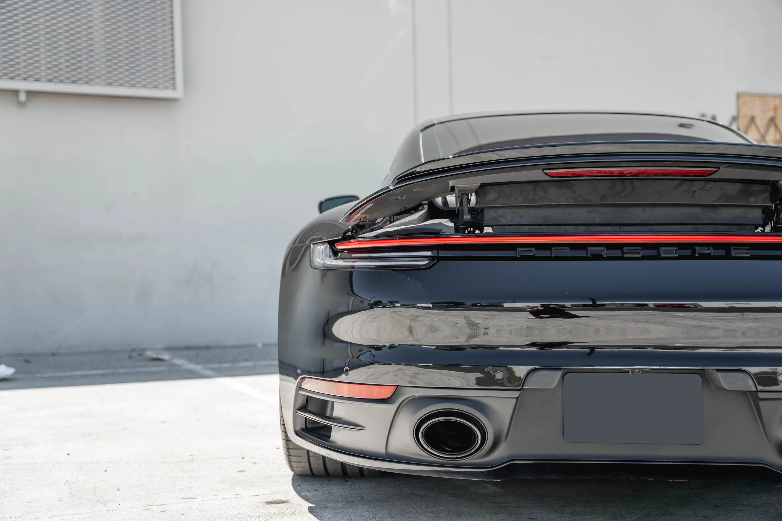 Porsche 911 Carrera S (992.1) after paint protection film and ceramic coating in Irvine