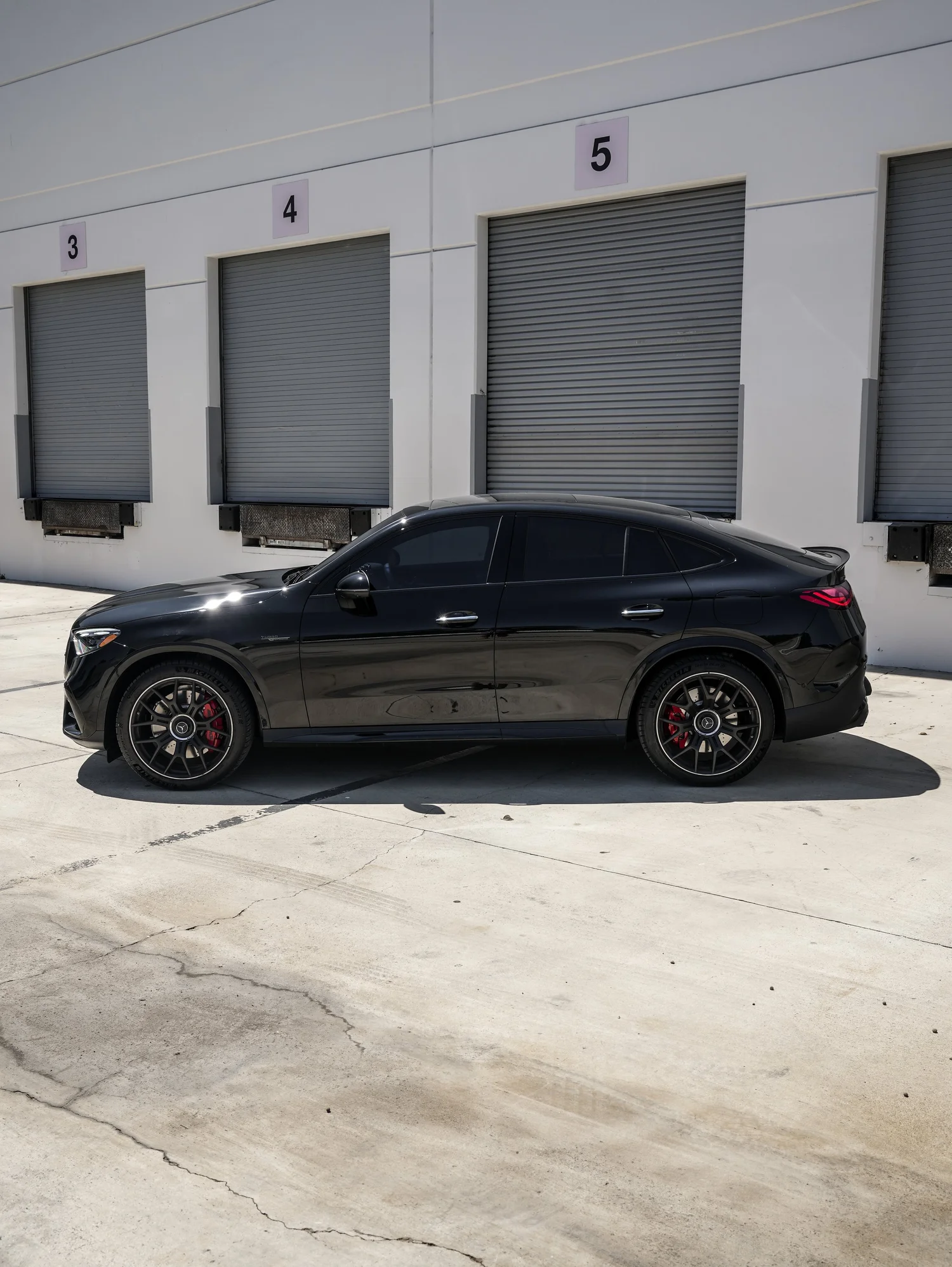 Mercedes-AMG GLC 63 S after Window Tint, left-side profile