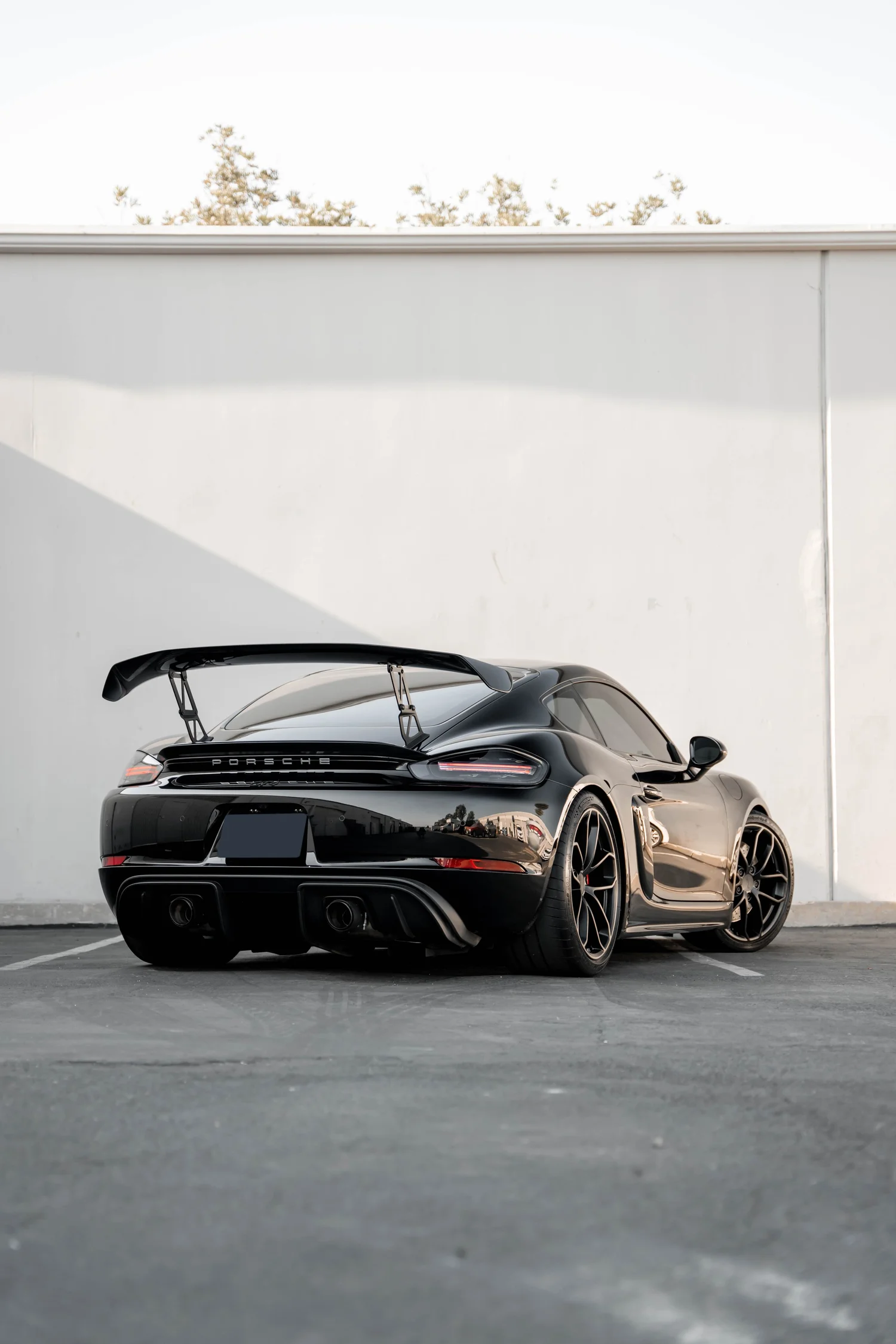 Completed Porsche 718 Cayman GT4 project in Irvine