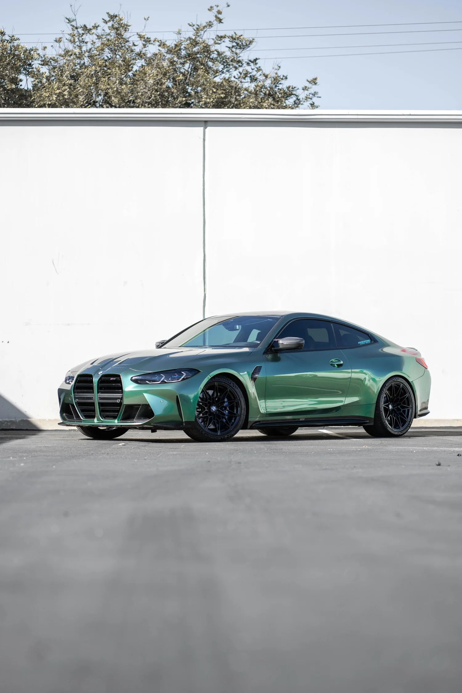 Completed BMW M4 Racing Green project in Irvine