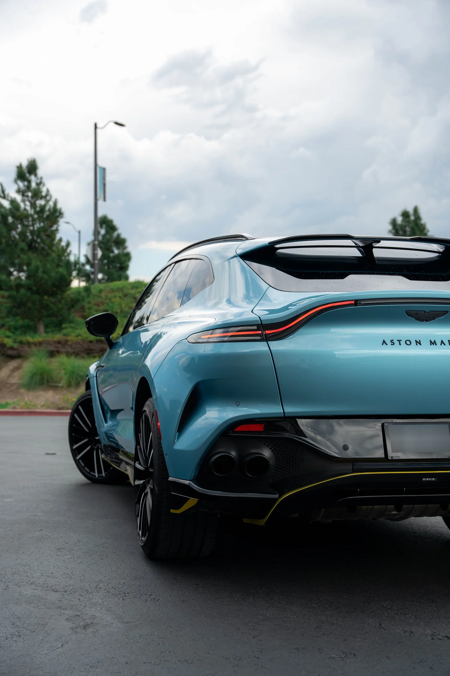 Aston Martin DBX 707 after Paint Protection Film (PPF), Window Tint and Ceramic Coating, rear-right three-quarter view