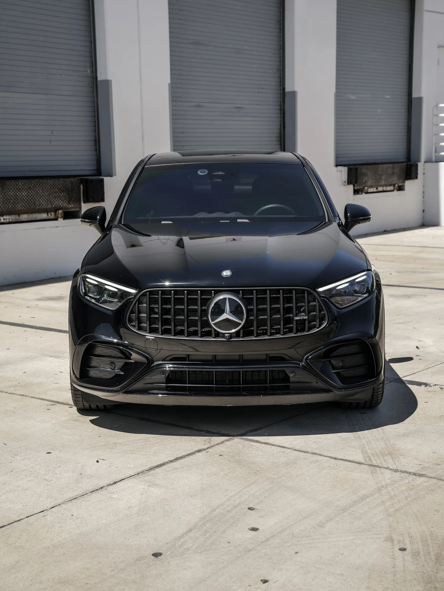 Mercedes-AMG GLC 63 S after Window Tint, direct front view