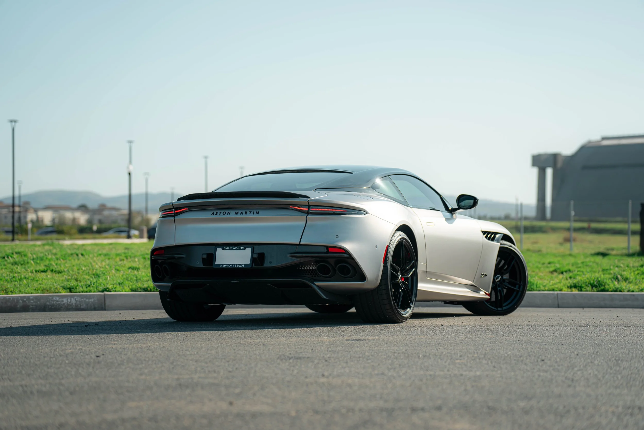 Aston Martin DBS after matte ppf, window tint and ceramic coating in Irvine