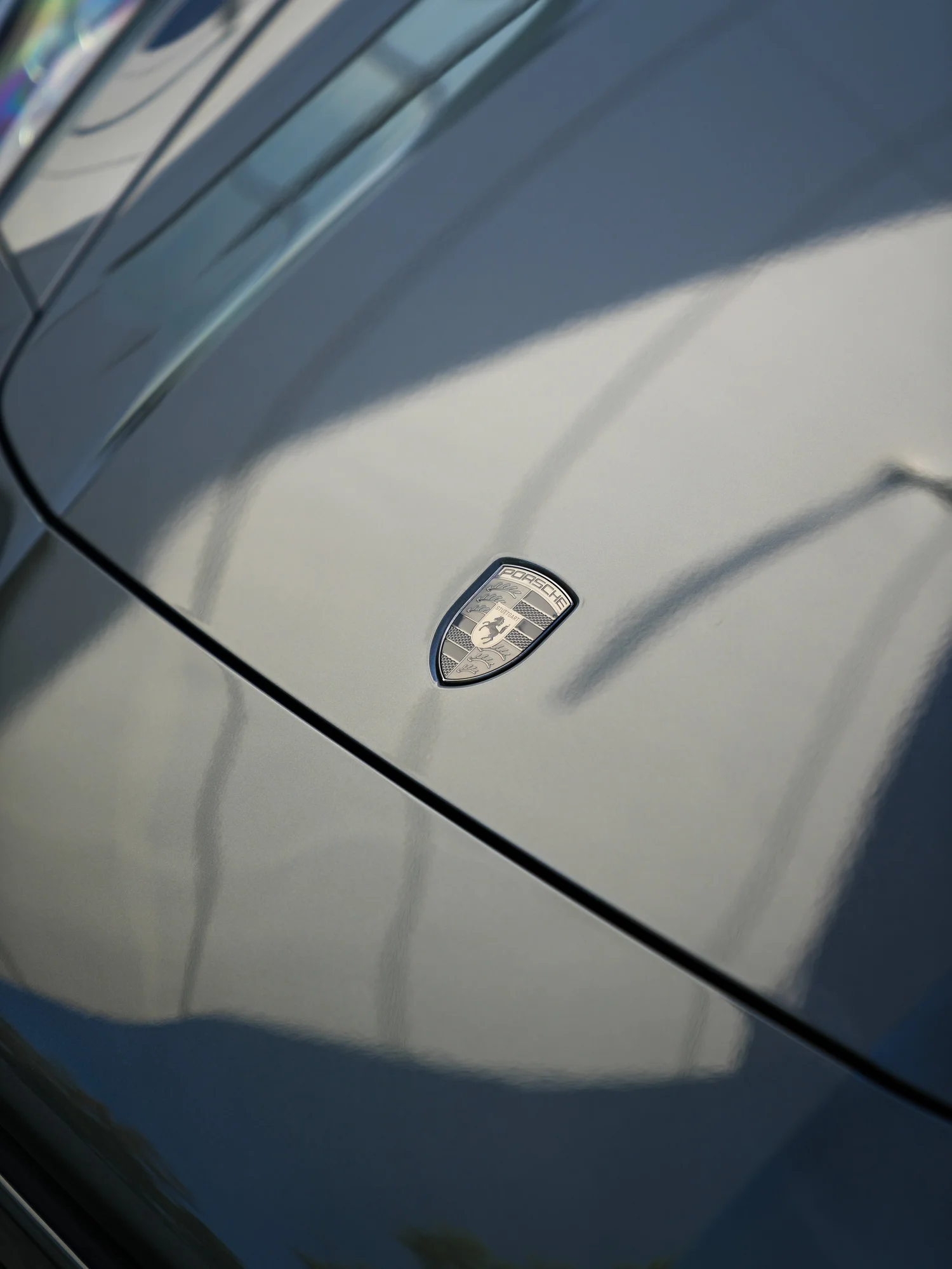 Porsche Panamera Turbo S after Paint Protection Film (PPF), Window Tint and Ceramic Coating, badge and emblem detail