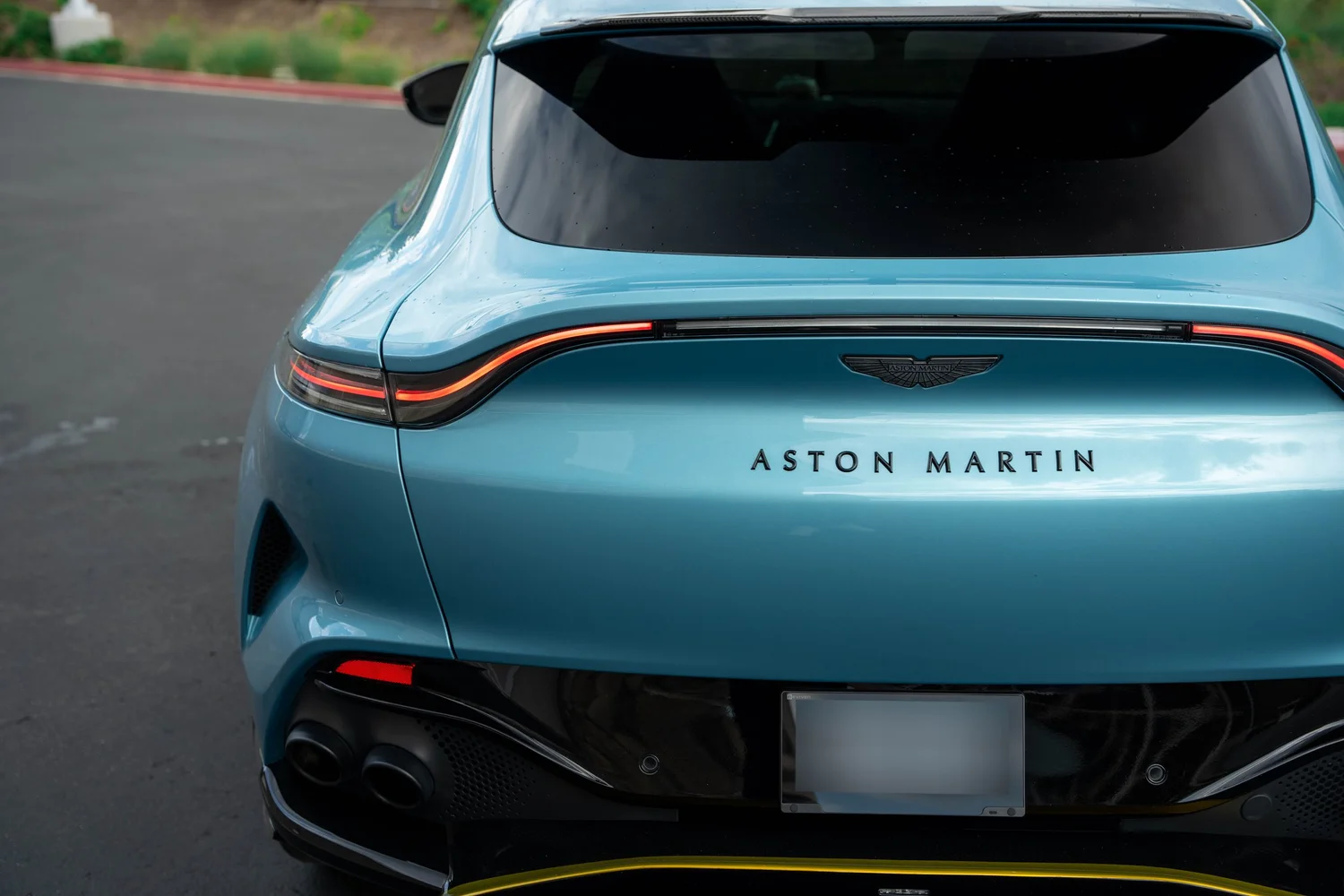 Aston Martin DBX 707 after Paint Protection Film (PPF), Window Tint and Ceramic Coating, rear body and taillight view