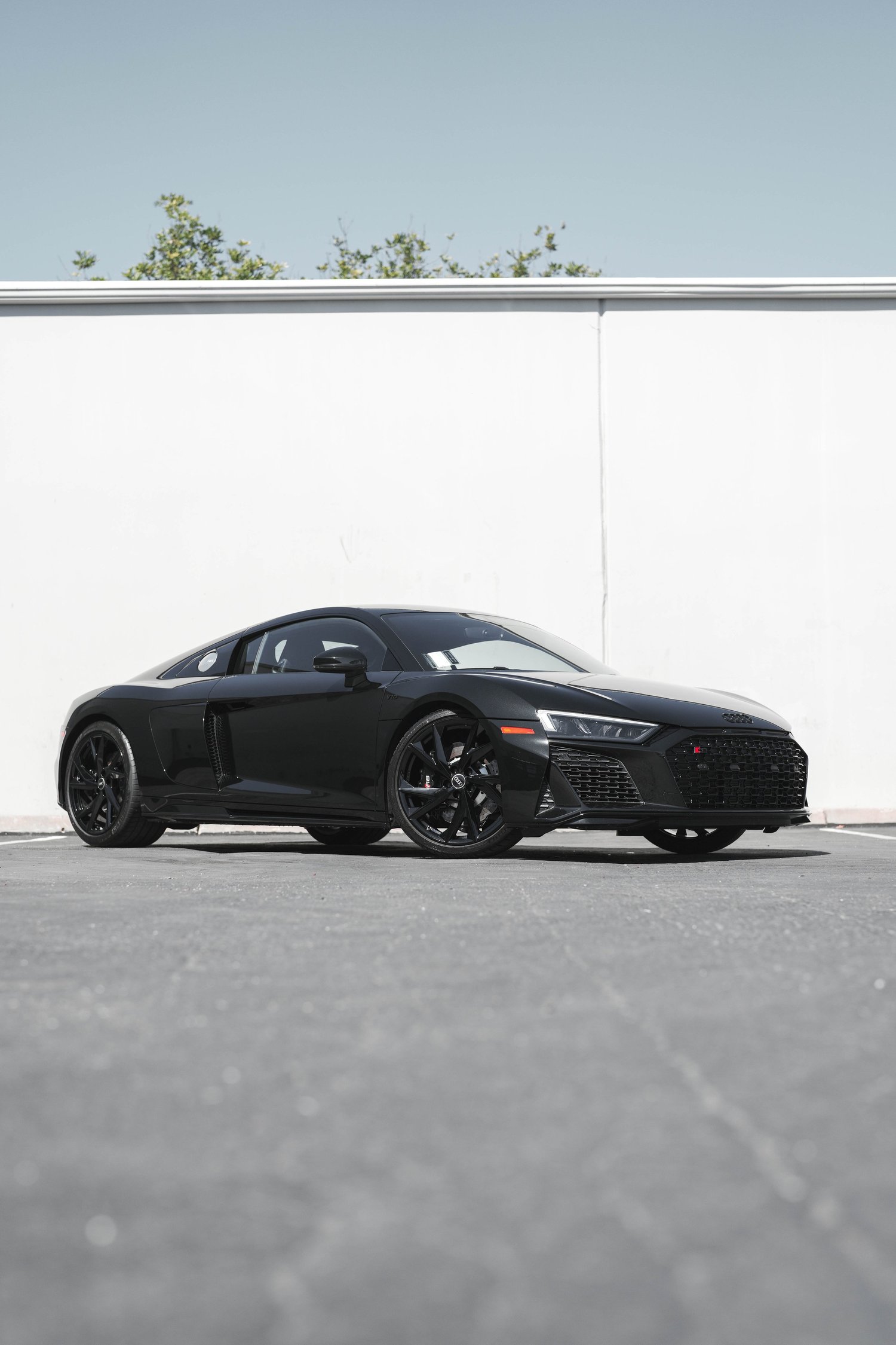 Completed Audi R8 project in Irvine
