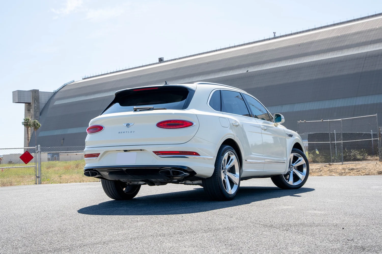 Bentley Bentayga after Paint Protection Film (PPF), Window Tint and Ceramic Coating, rear-right three-quarter view