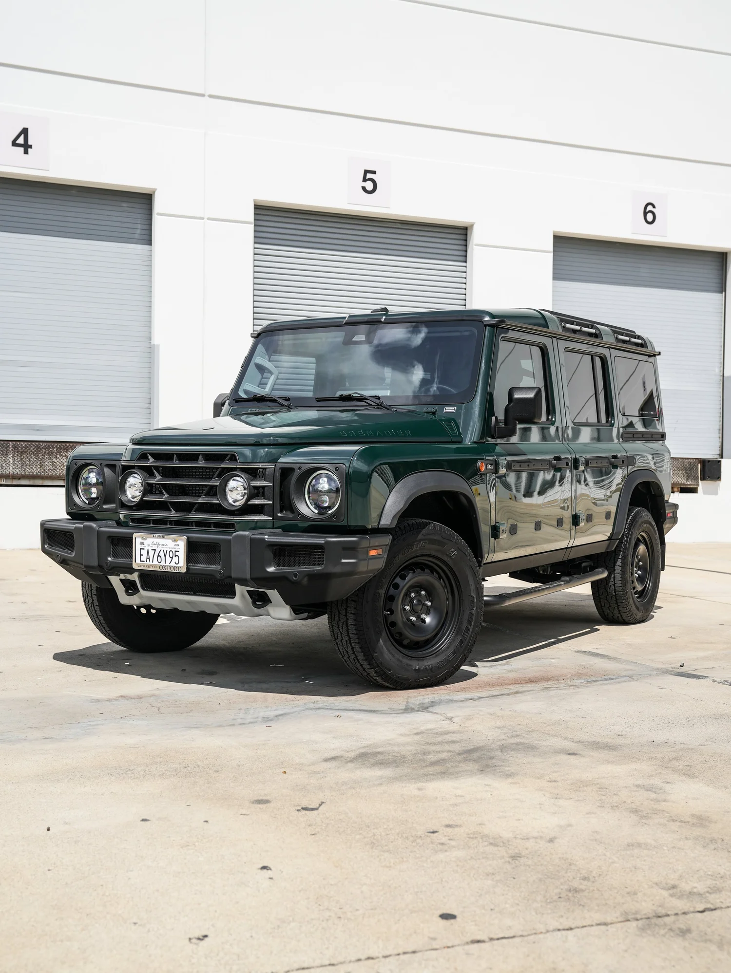 INEOS Grenadier after Window Tint, front-left three-quarter view