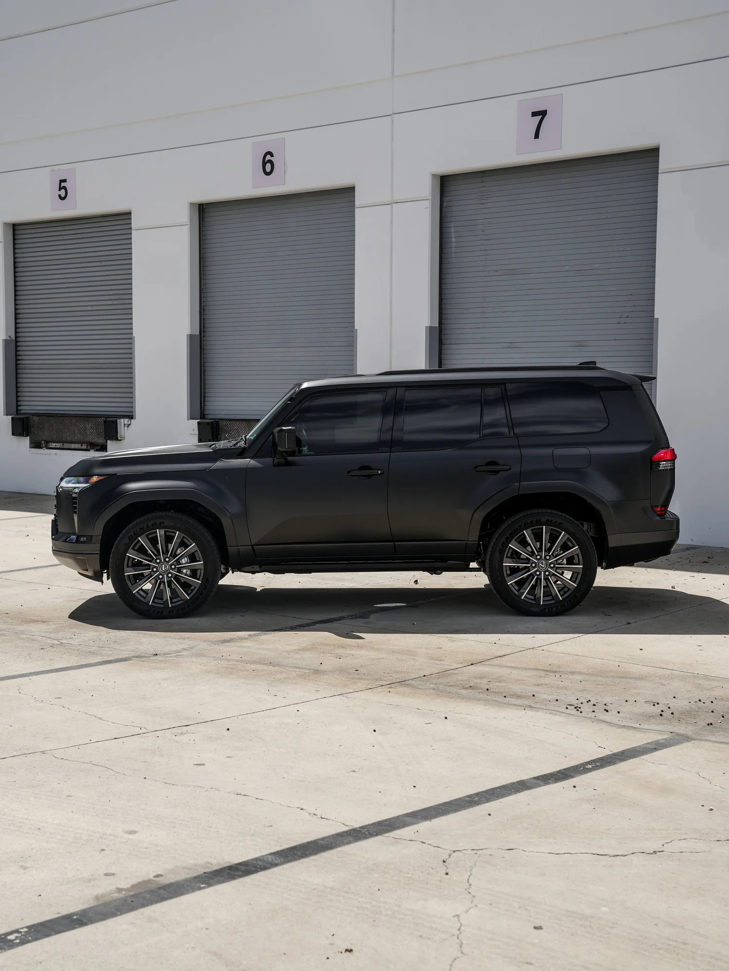 Lexus GX 550 after Matte PPF, left-side profile