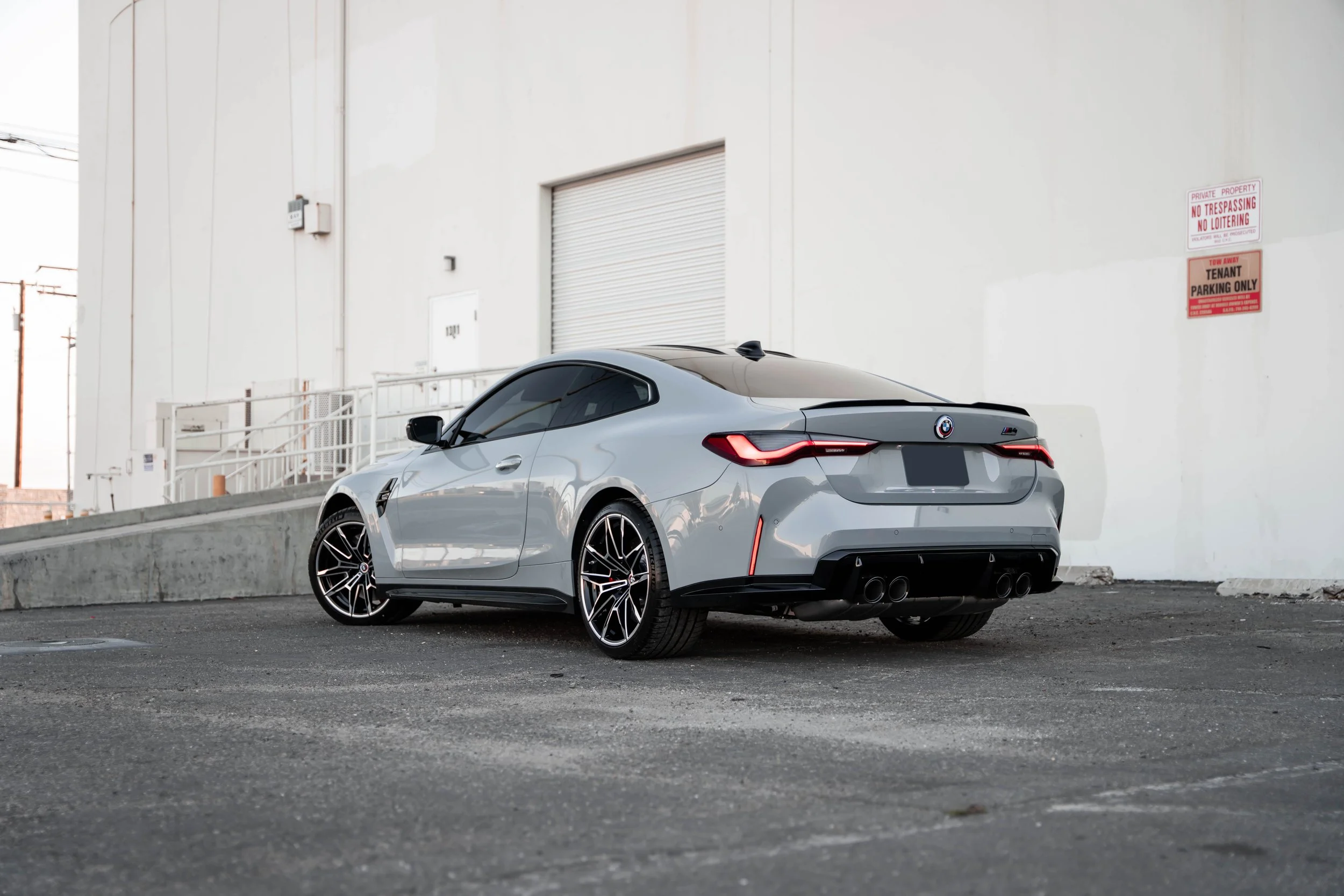 BMW M4 after paint protection film, window tint and ceramic coating in Irvine