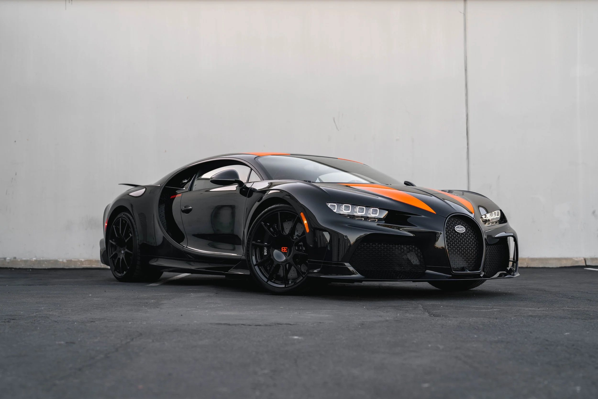 Bugatti Chiron Super Sport 300+ after XPEL PPF tint and ceramic coating in Irvine