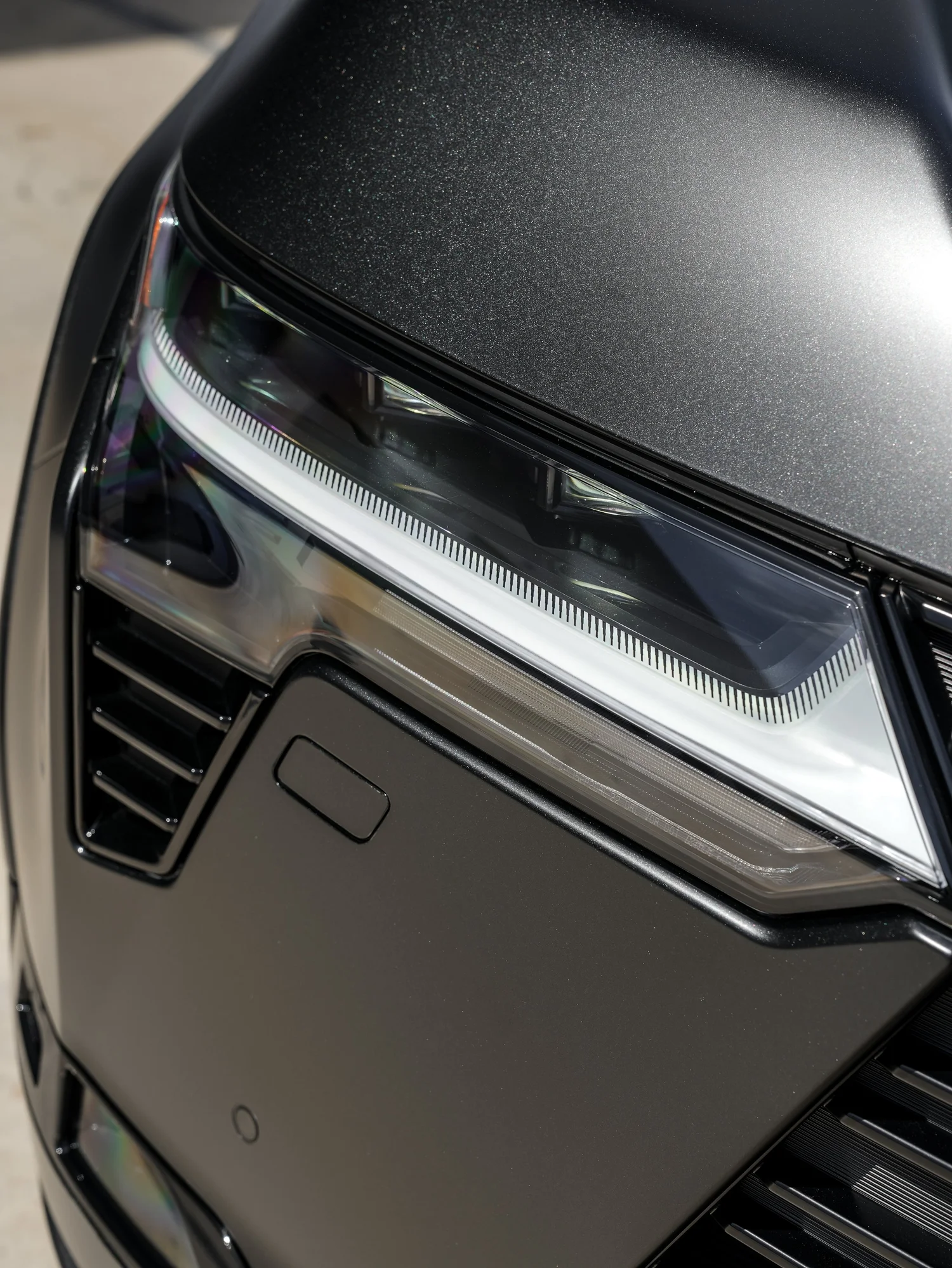 Lexus GX 550 after Matte PPF, front-corner view