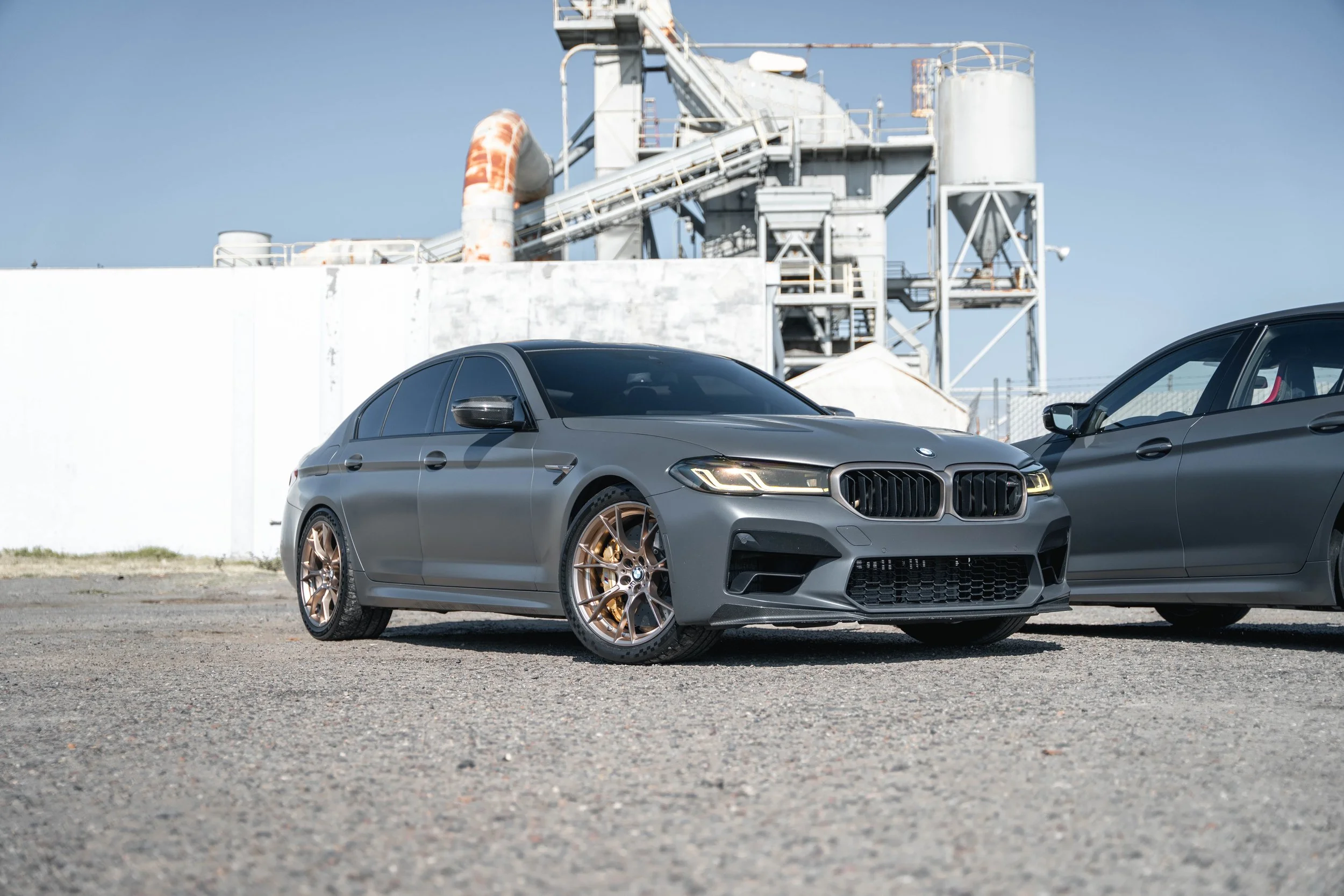 BMW M5 CS after matte ppf, window tint and ceramic coating in Irvine