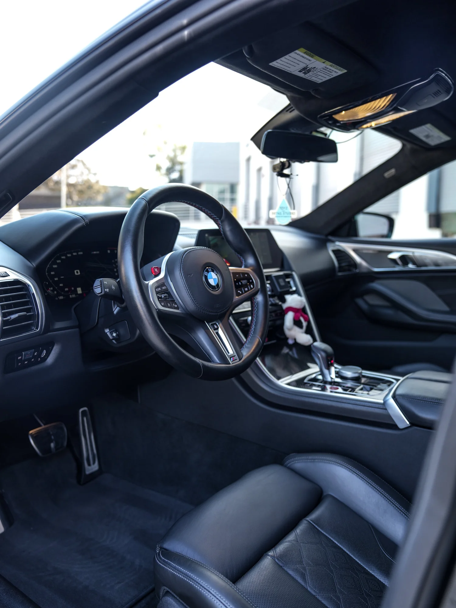 BMW M8 interior cockpit