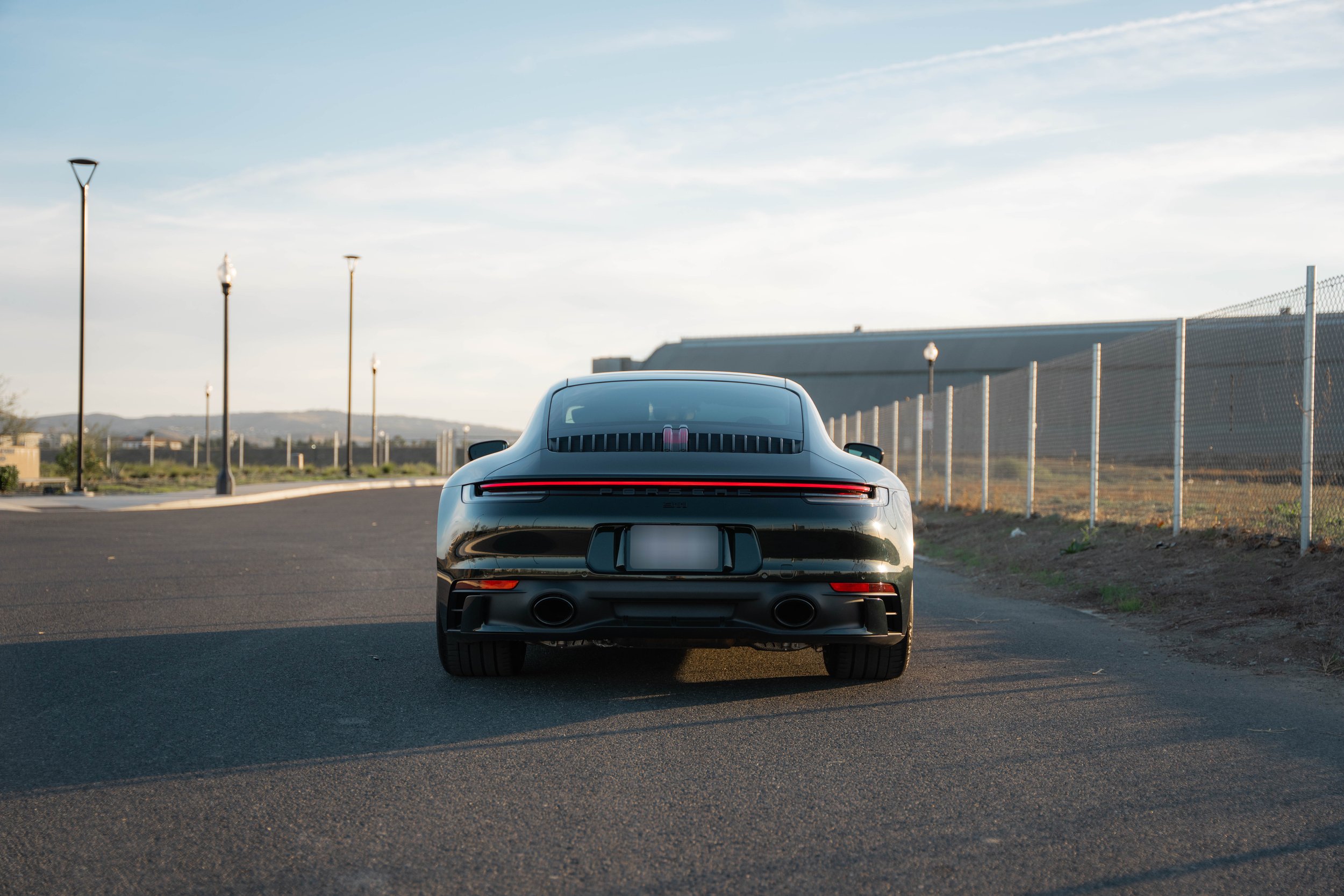 Porsche 911 Carrera Wrapped in British Green after vinyl wrap in Irvine