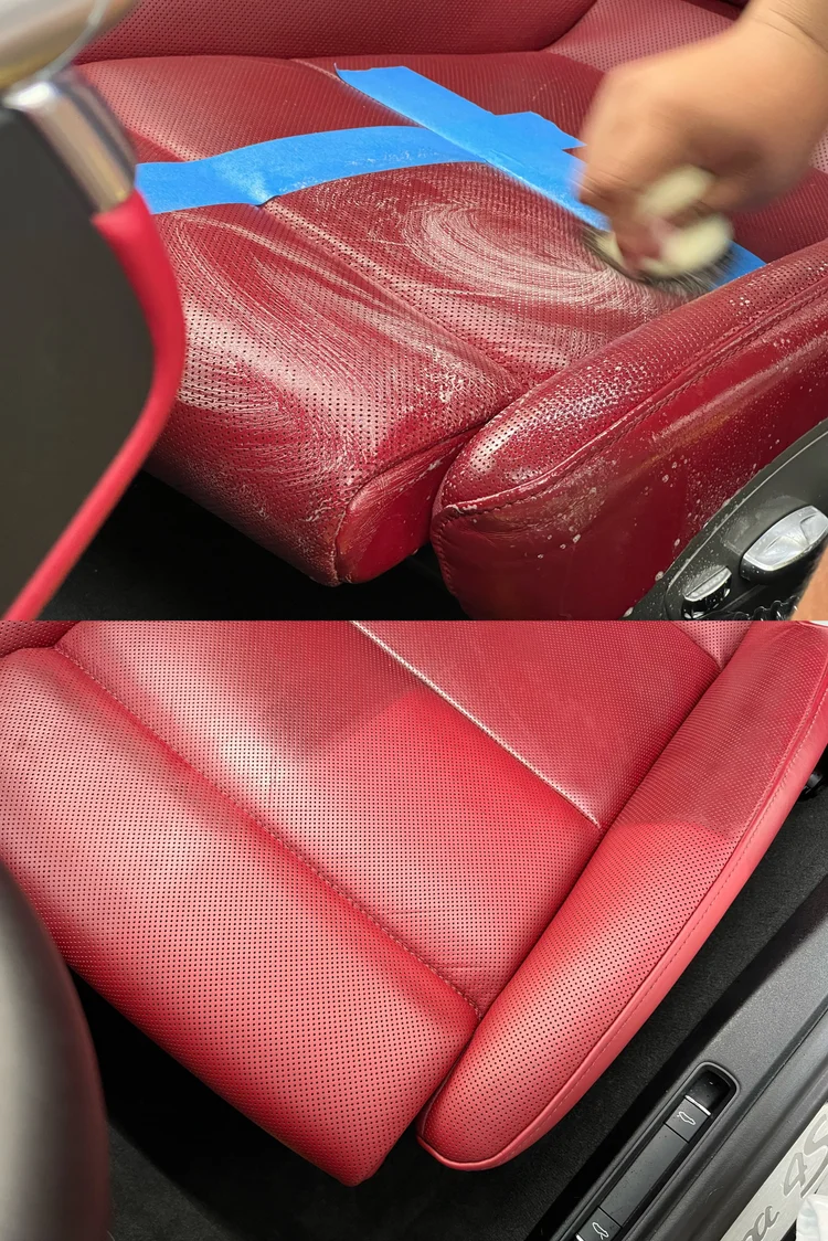 Original Toyz before-and-after detailing comparison