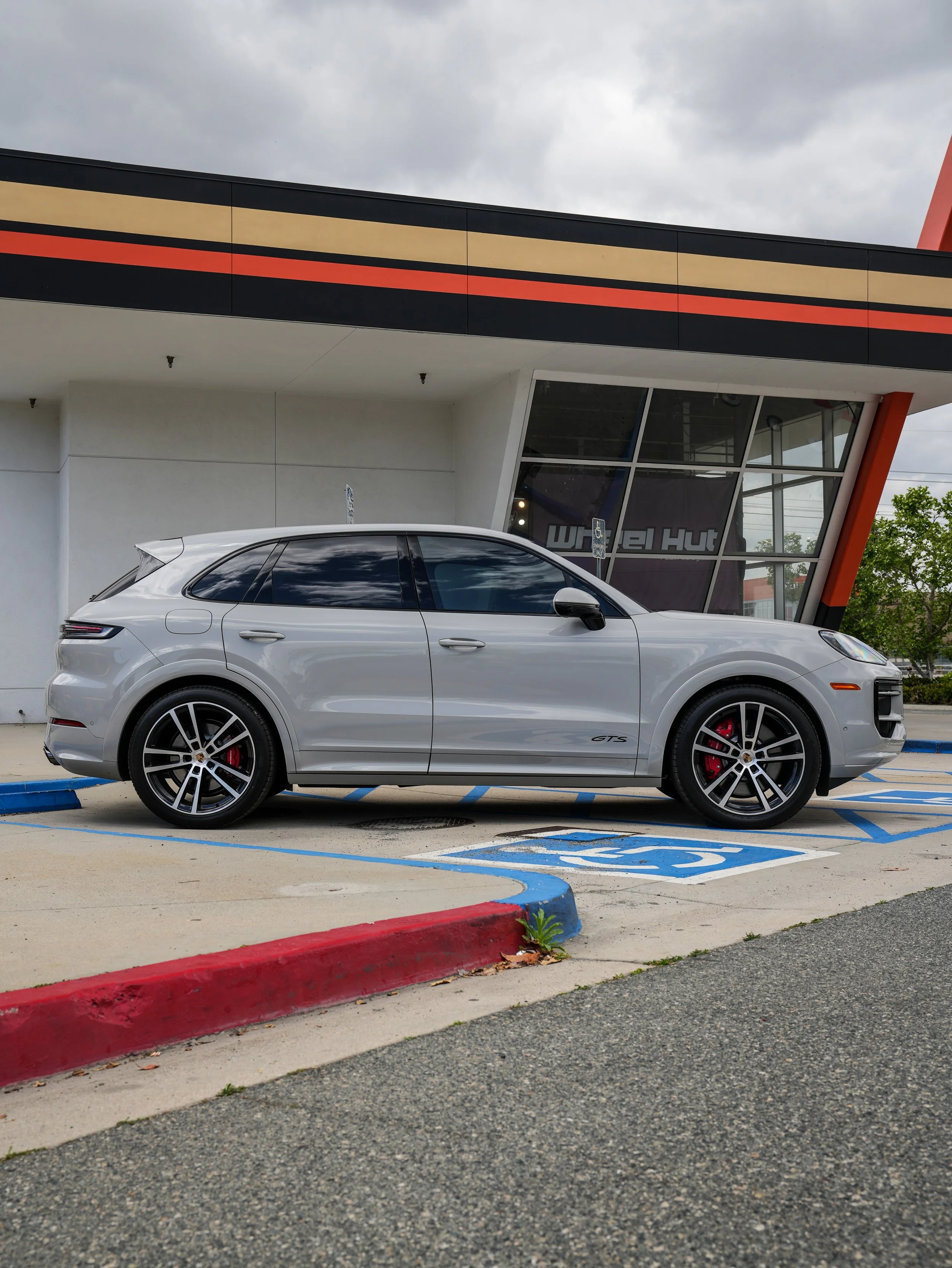 Porsche Cayenne GTS after paint protection film, window tint and ceramic coating in Irvine