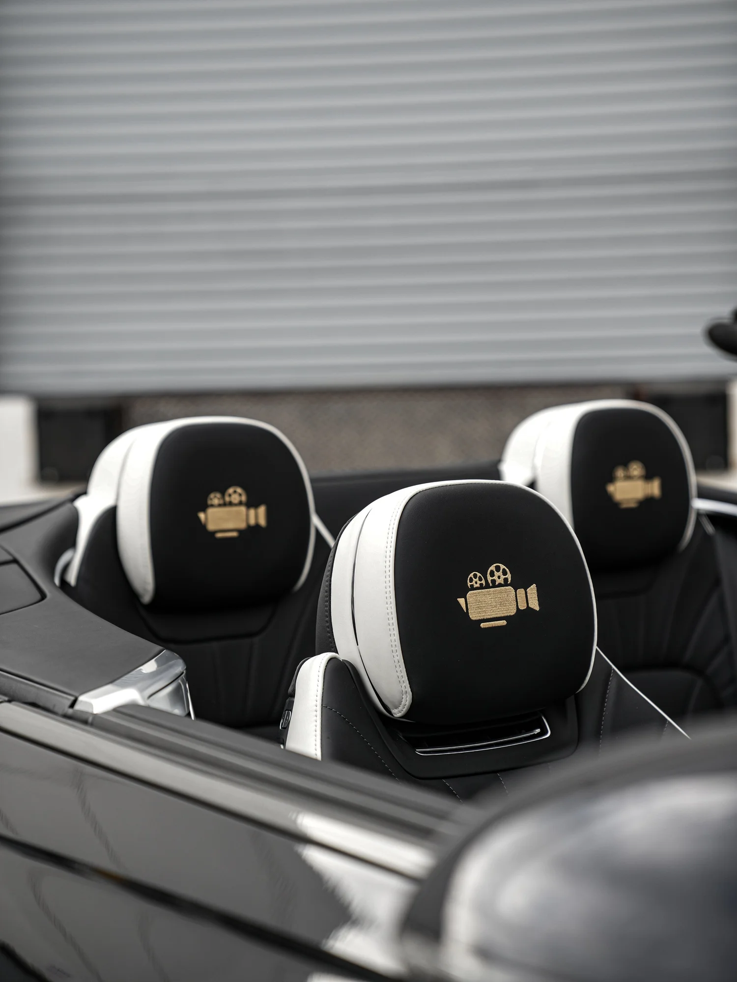Bentley Continental GTC Film Noir after Paint Protection Film (PPF), Window Tint and Ceramic Coating, front-seat detail