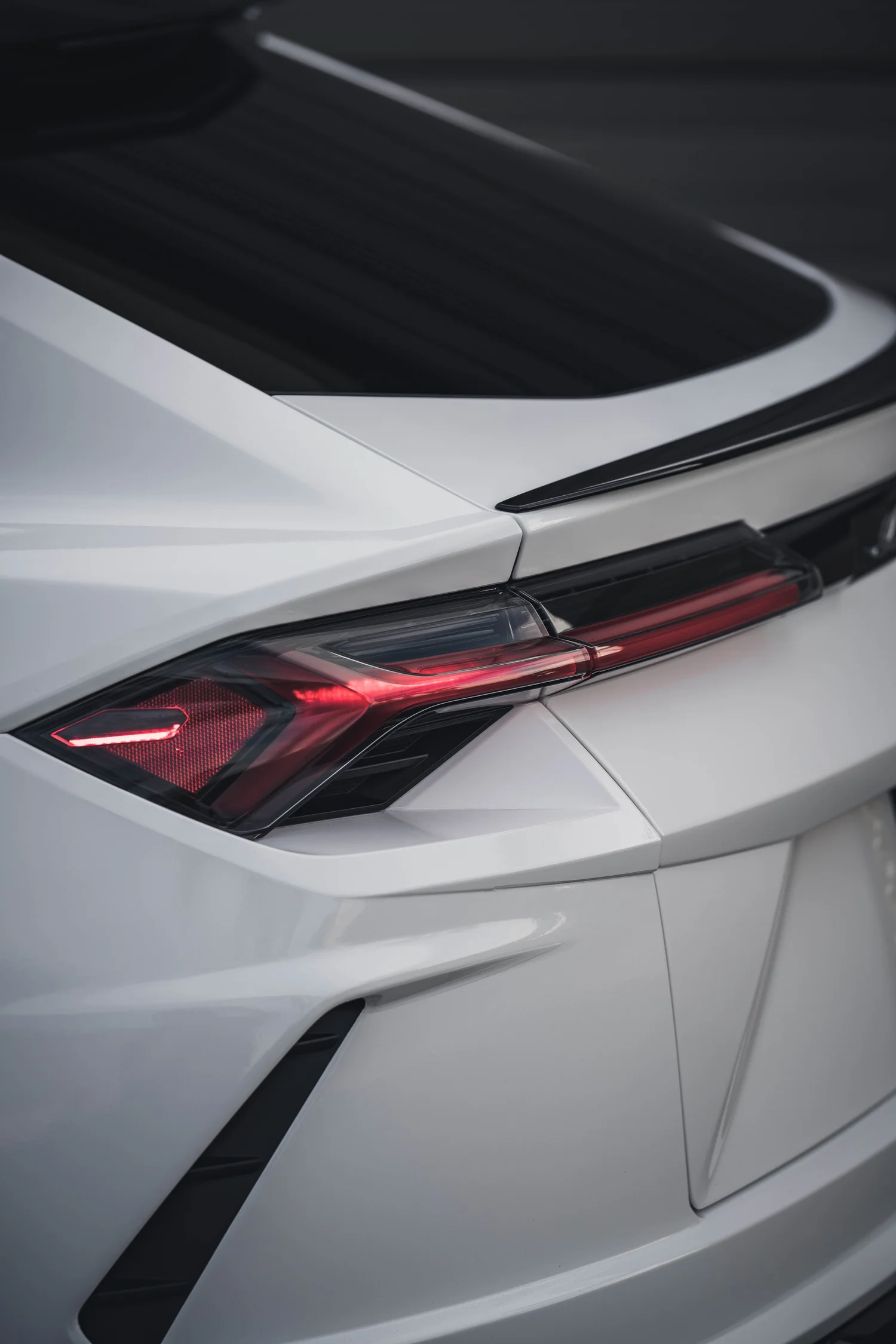 Lamborghini Urus Custom Project after Vinyl Wrap, rear body and taillight view