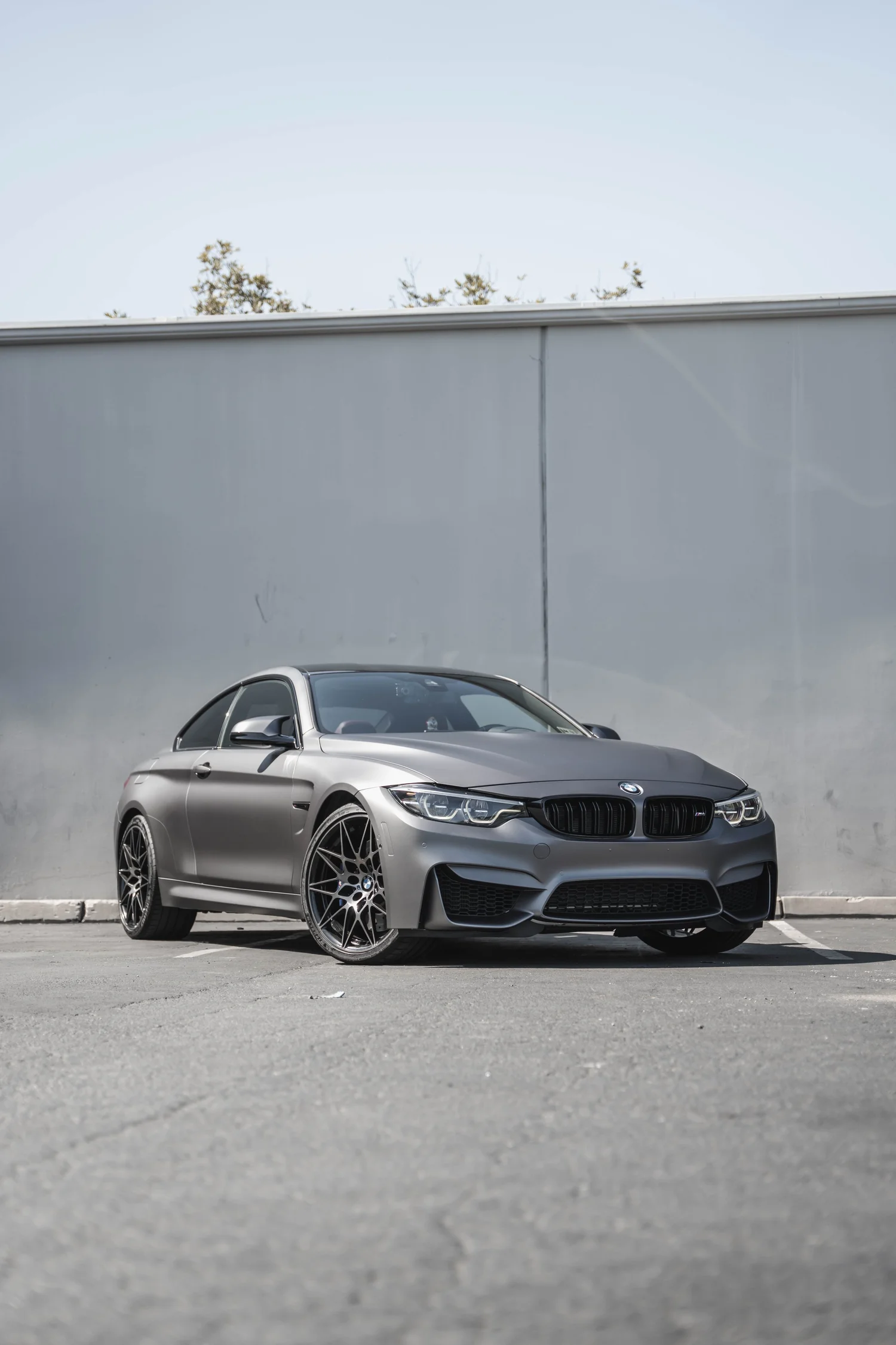 Completed BMW M4 Matte Grey project in Irvine