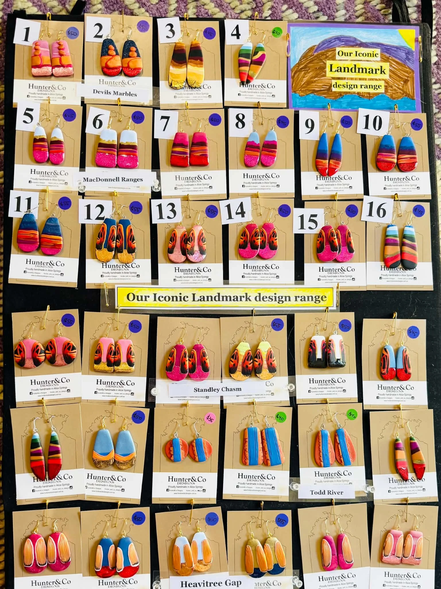 Red Centre Iconic Landmark Designs