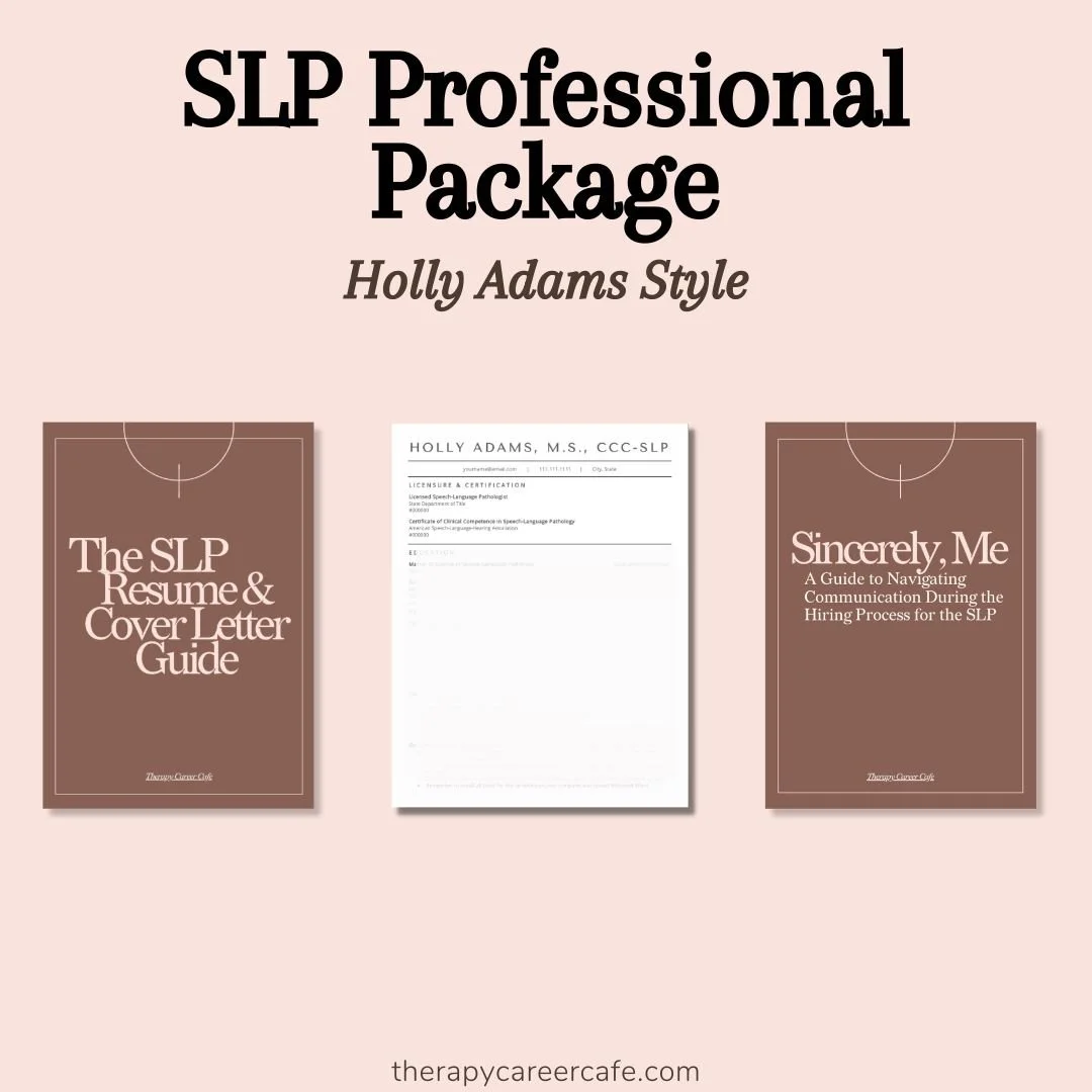 SLP Shop — Therapy Career Cafe