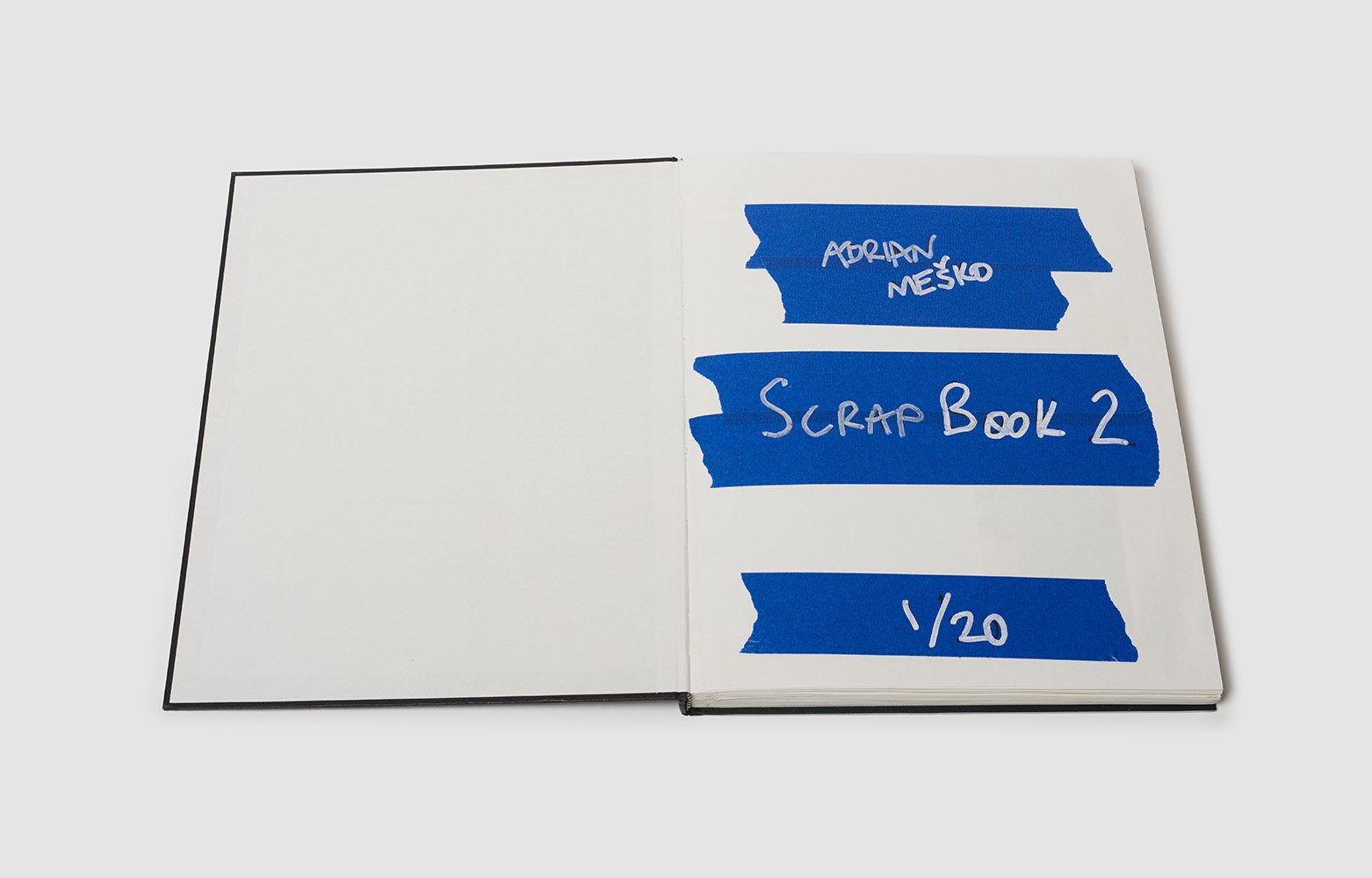 Handmade photography books by Adrian Mesko. Sold at Yvon Lambert, Paris. 11 x 14 inches, Editions of 10.