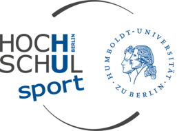 Logos of Hochschulsport and Humboldt-Universität zu Berlin