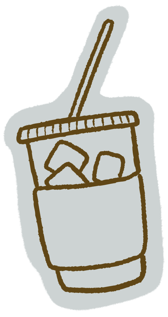 Illustration of an Iced Latte