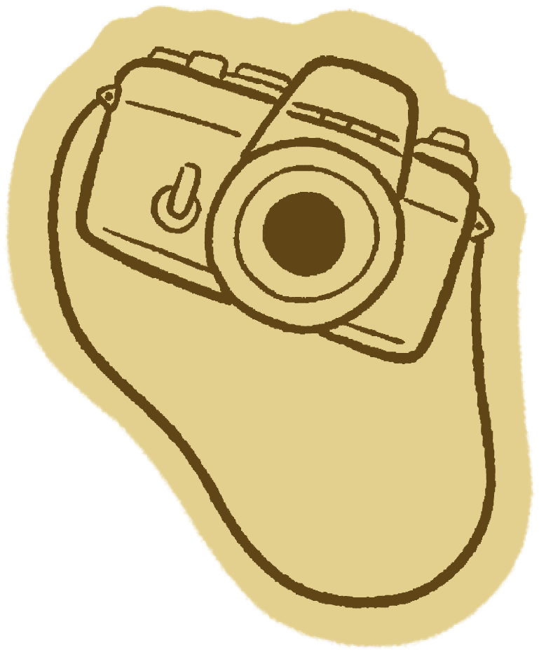 yellow camera illustration