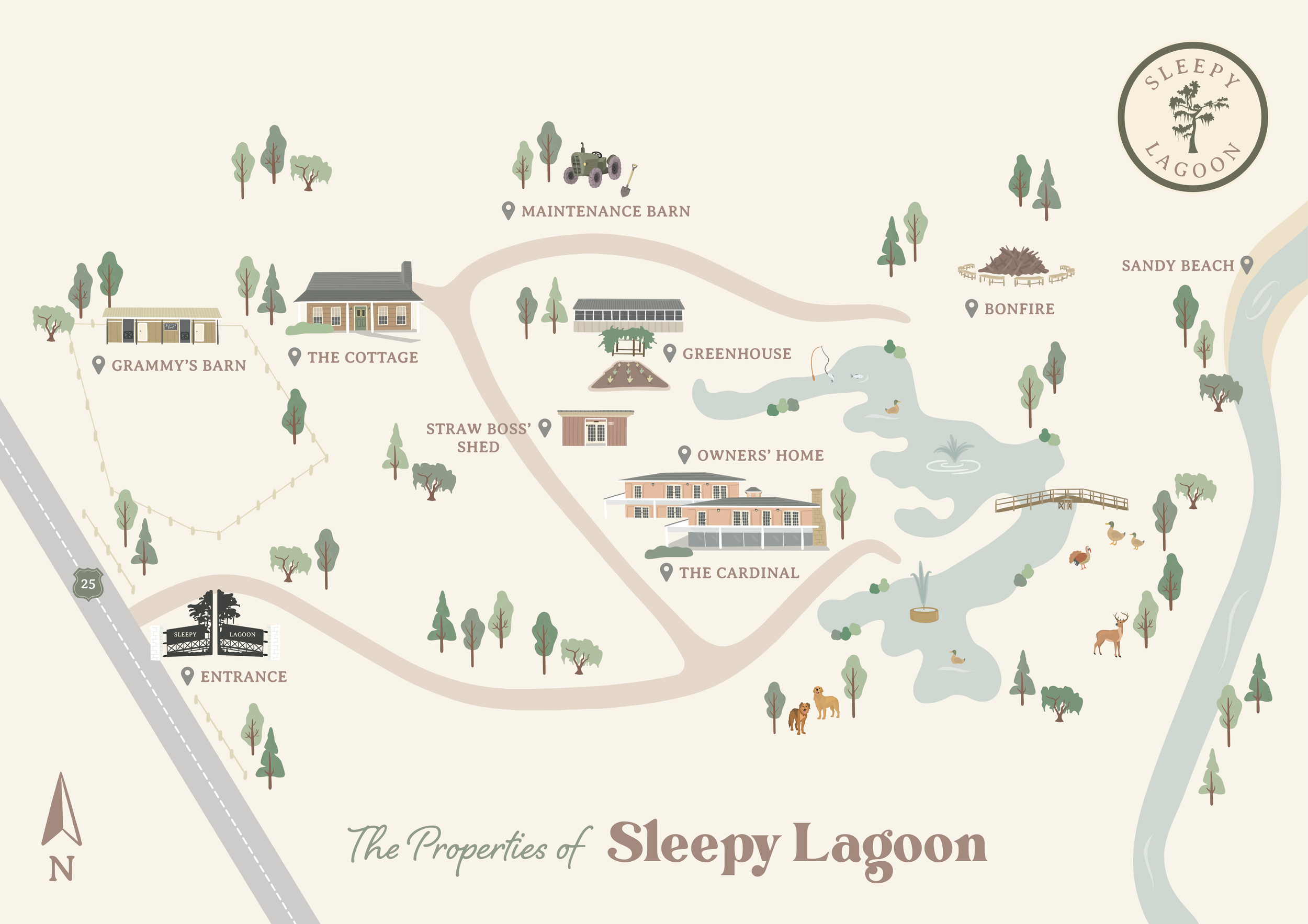 Sleepy Lagoon Airbnb — Louisiana, USA