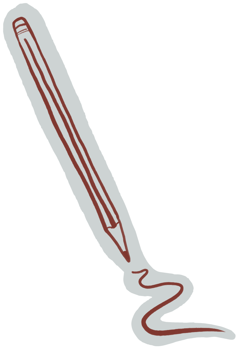 Illustrated Pencil Icon