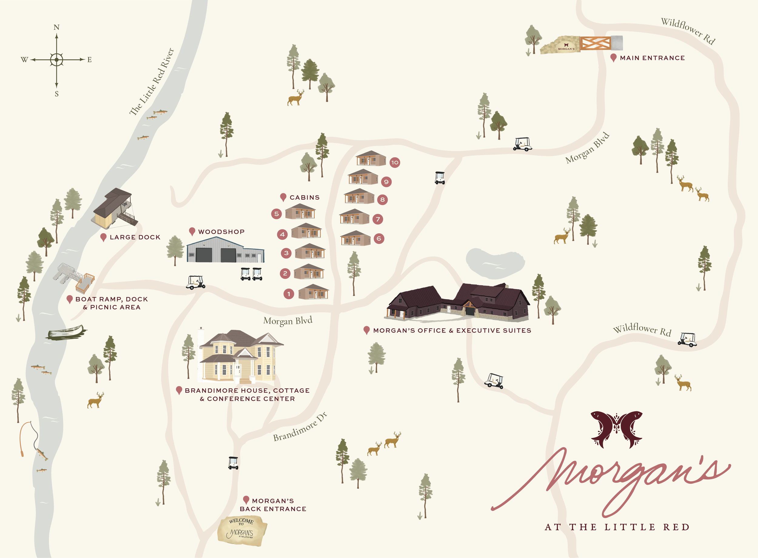 Morgans at the little red custom map