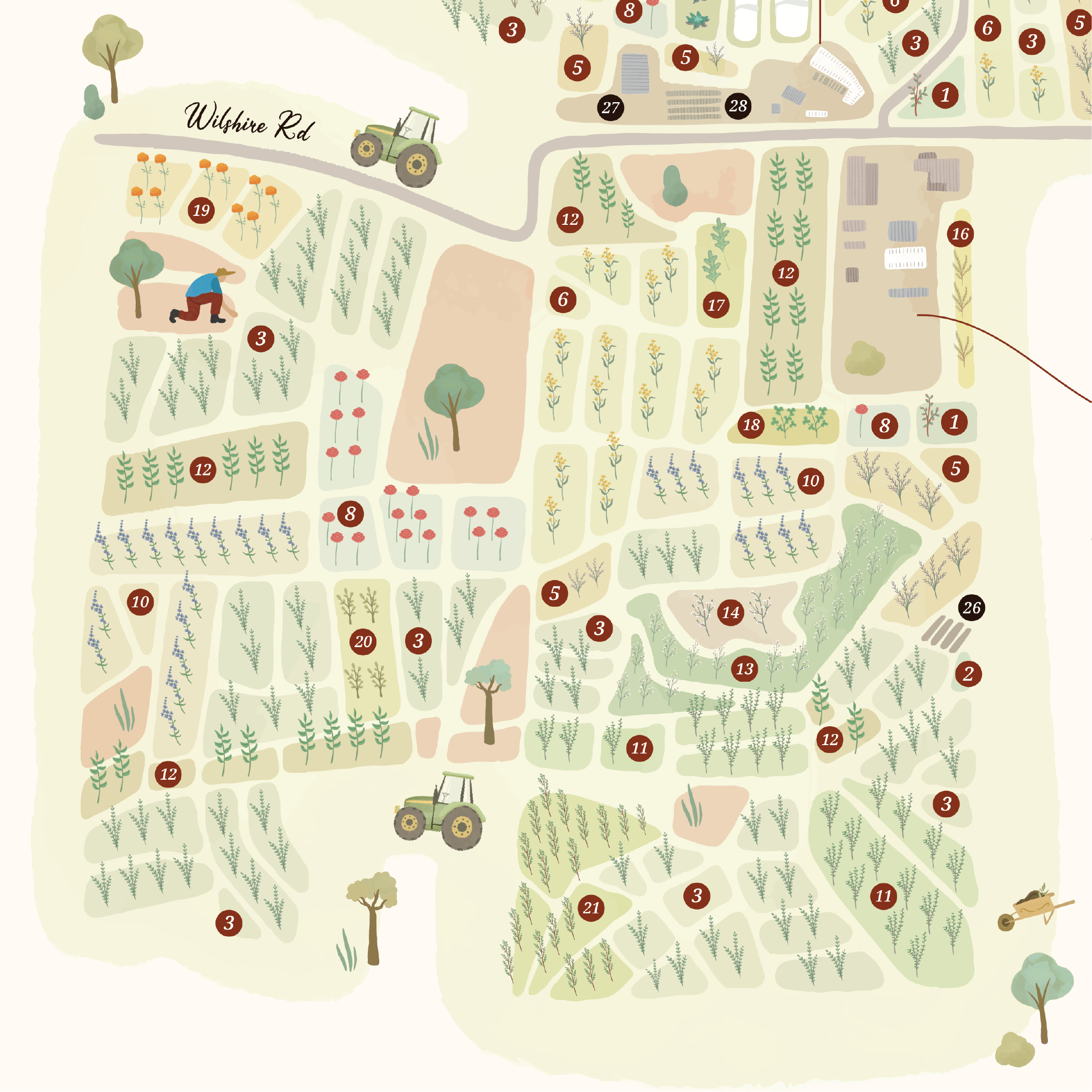 Mellano & Co Closeup Map