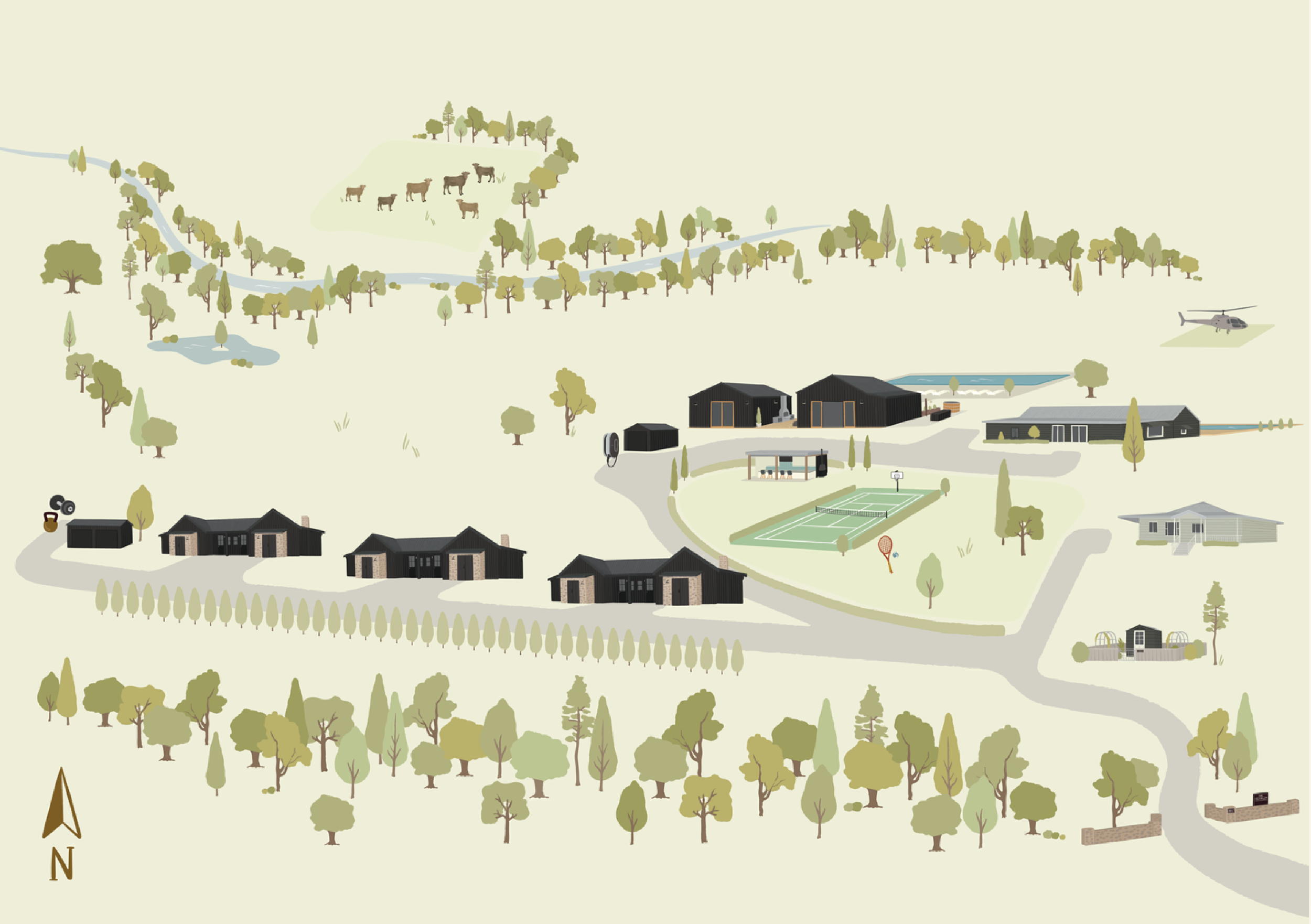 Image of custom map illustration