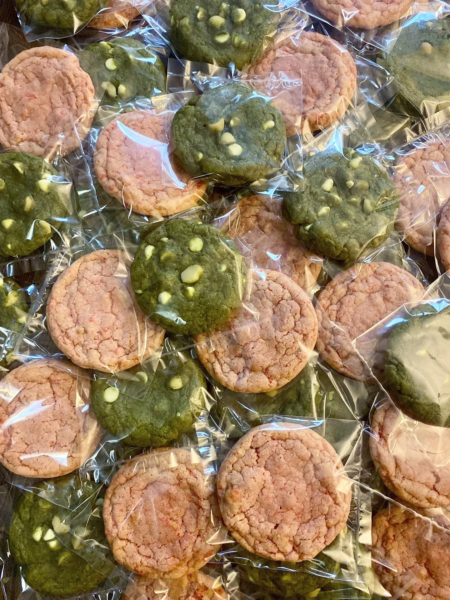 strawberry shortcake and matcha white chocolate macadamia are two of our fan faves 😍